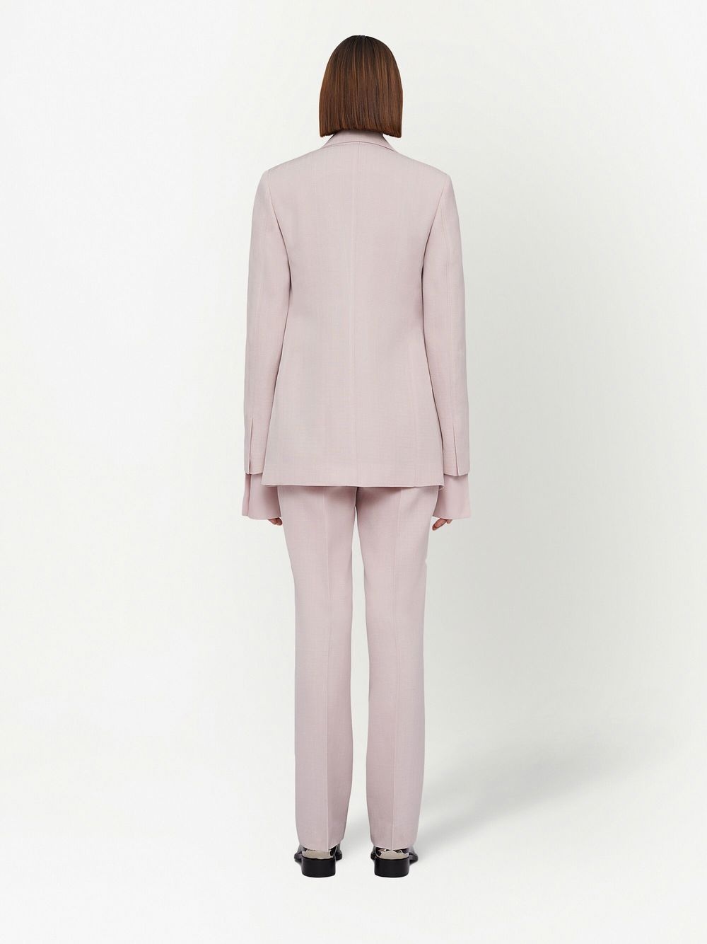 pressed-crease tailored trousers - 4