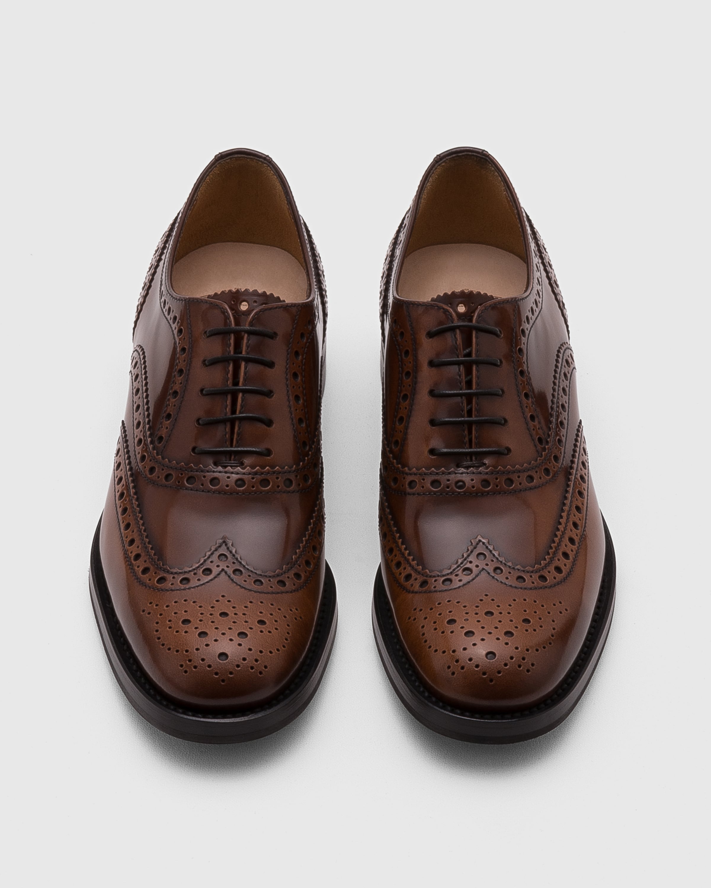 Polished Fumè Oxford Brogue - 5
