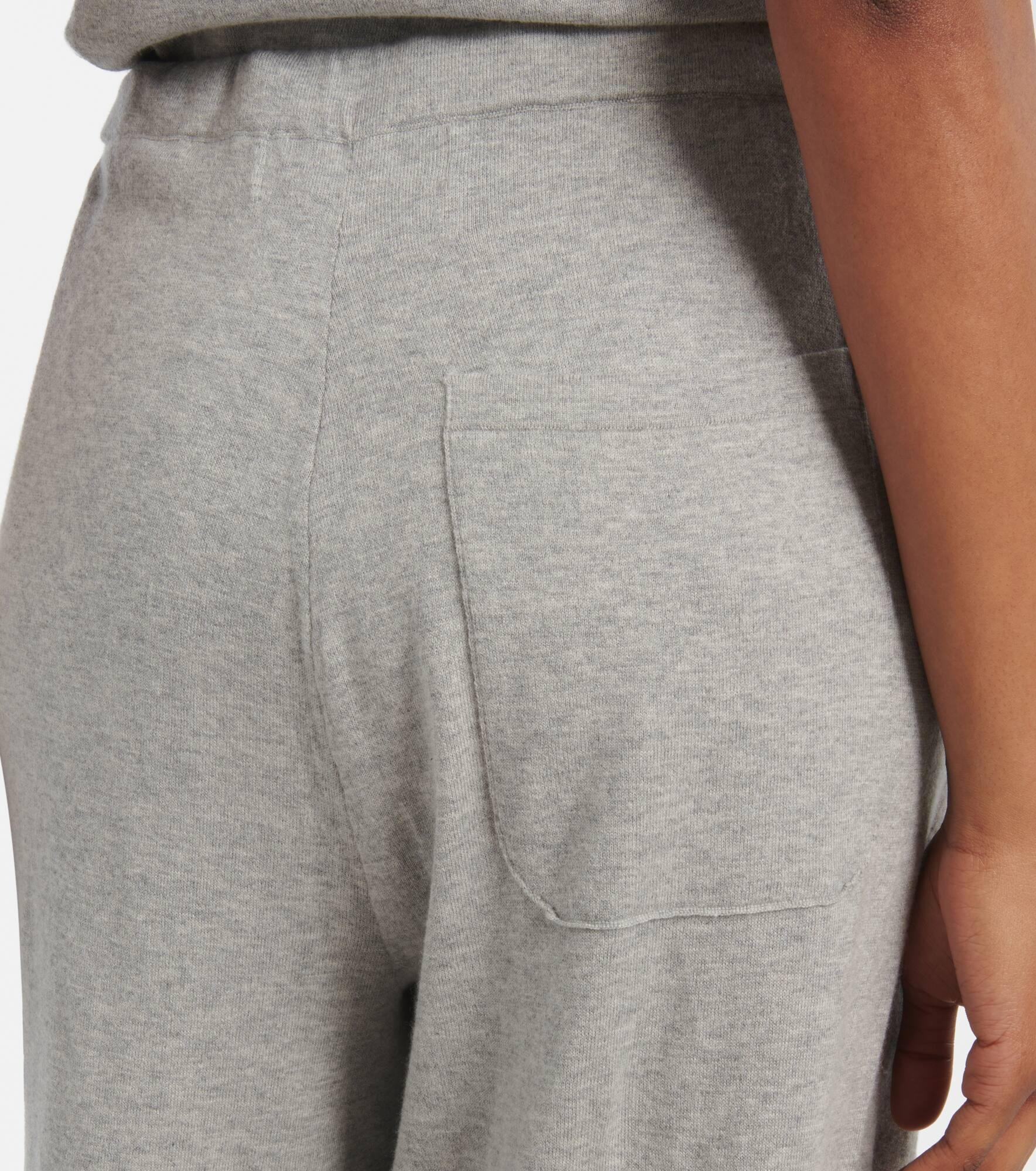 N°353 Relax cotton and cashmere wide-leg pants - 6