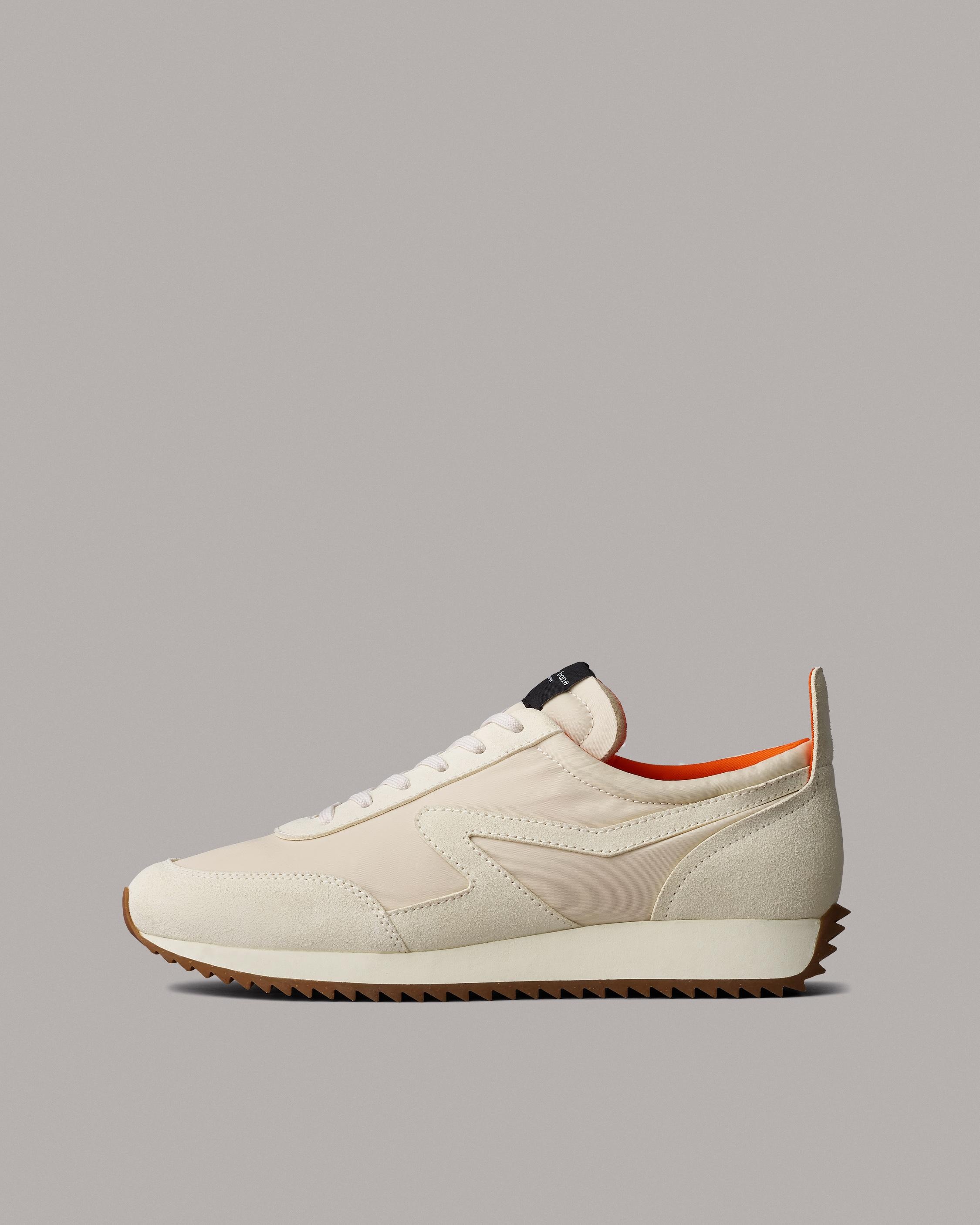 Retro Court Suede-Trimmed Leather Sneakers