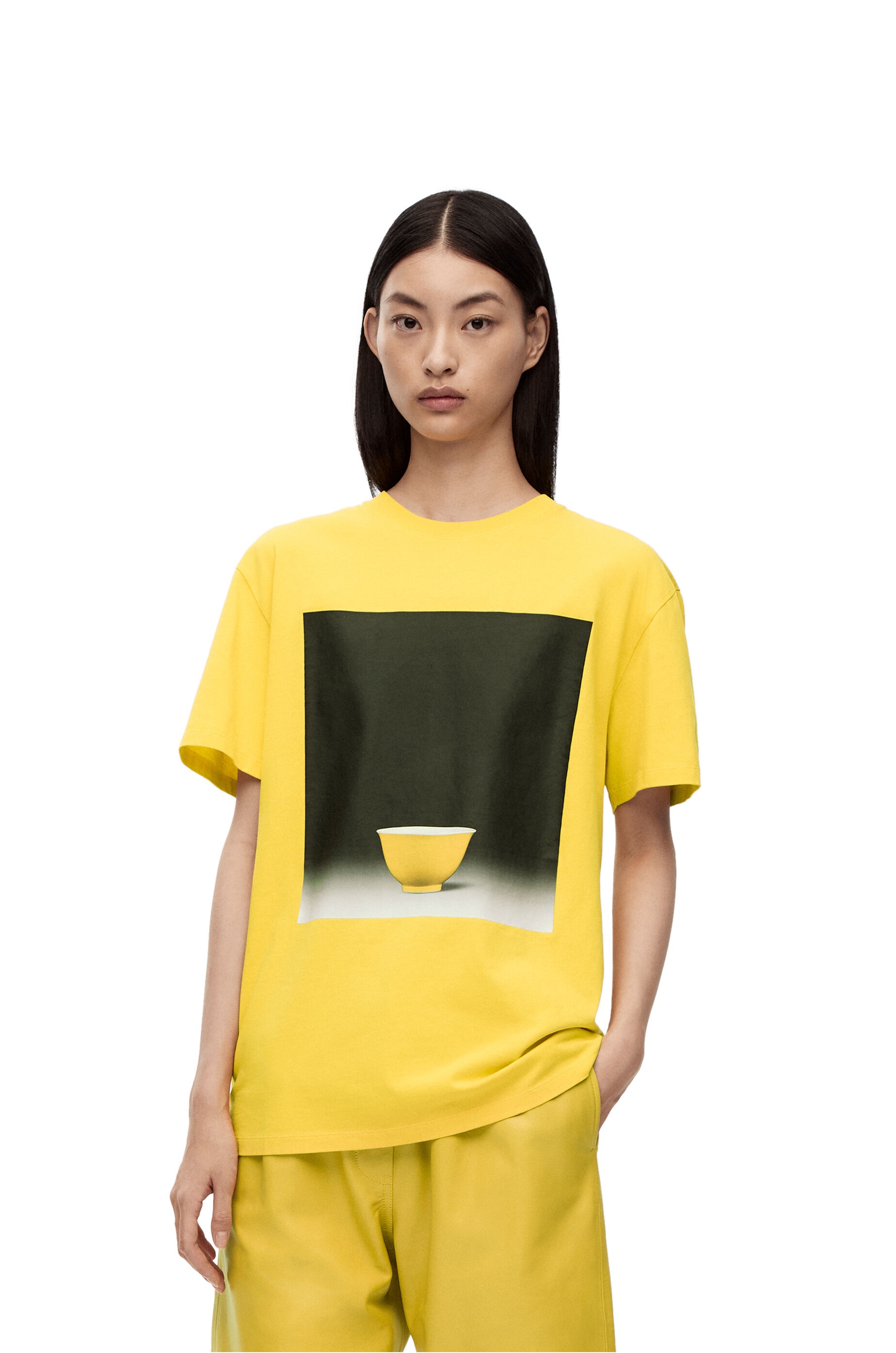 Ceramic print T-shirt in cotton - 3