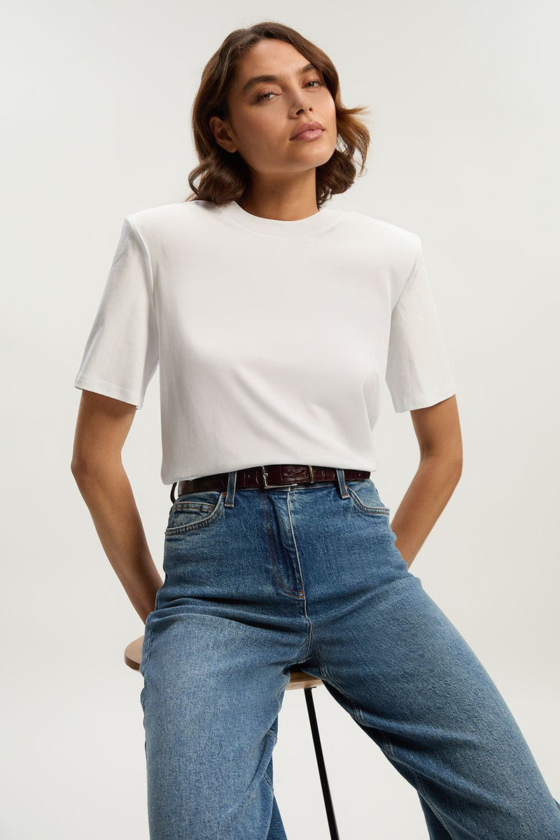 Power Shoulder Jersey T-Shirt 1