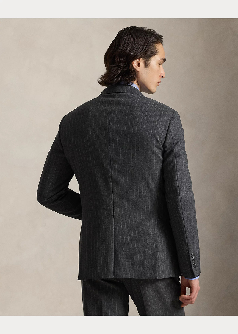 Polo Tailored Fit Rope-Stripe Wool Suit 4
