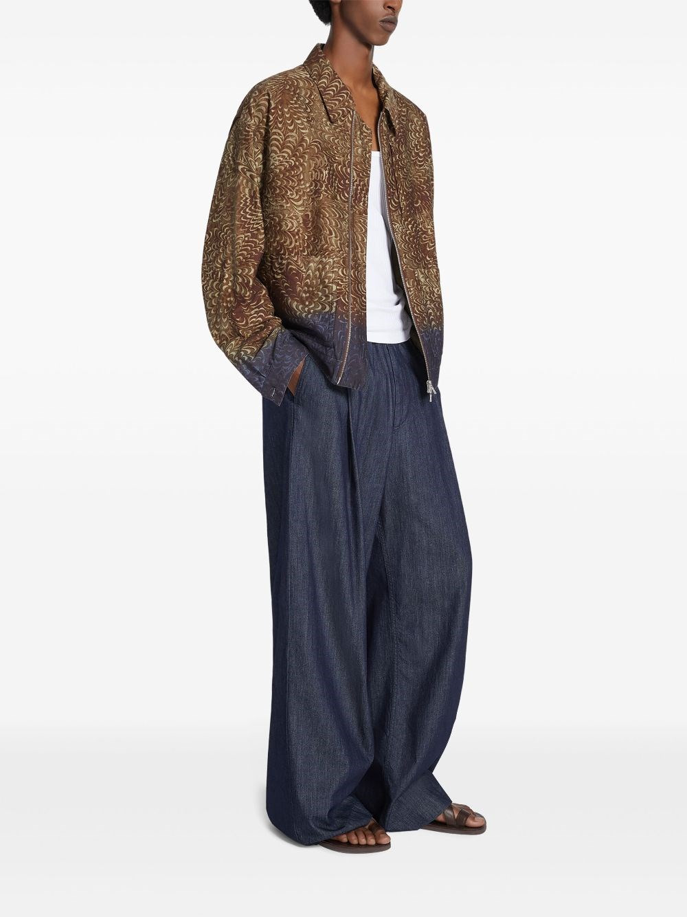 Bomber jacket with print - 4
