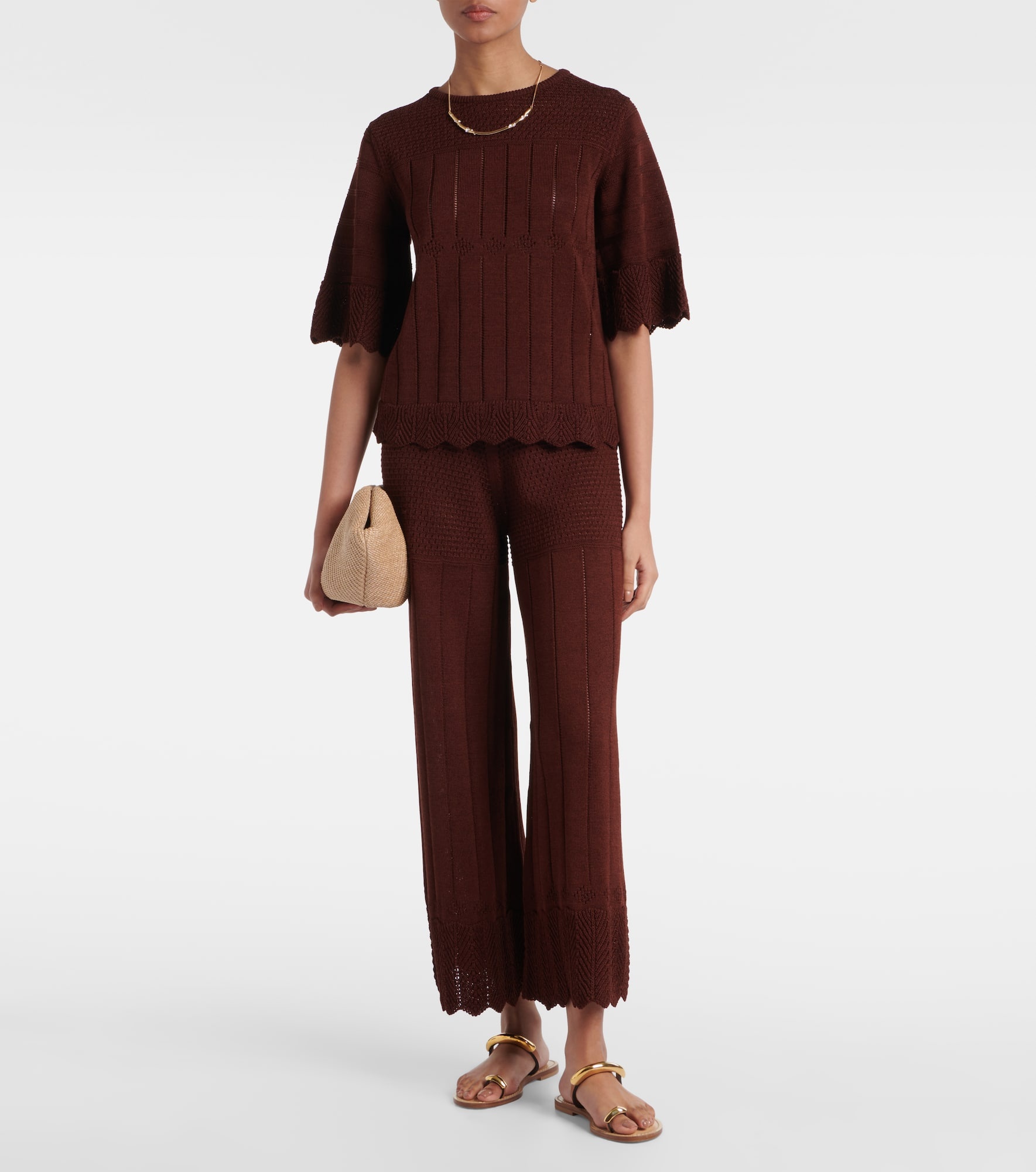Rêverie open-knit cotton-blend top - 2