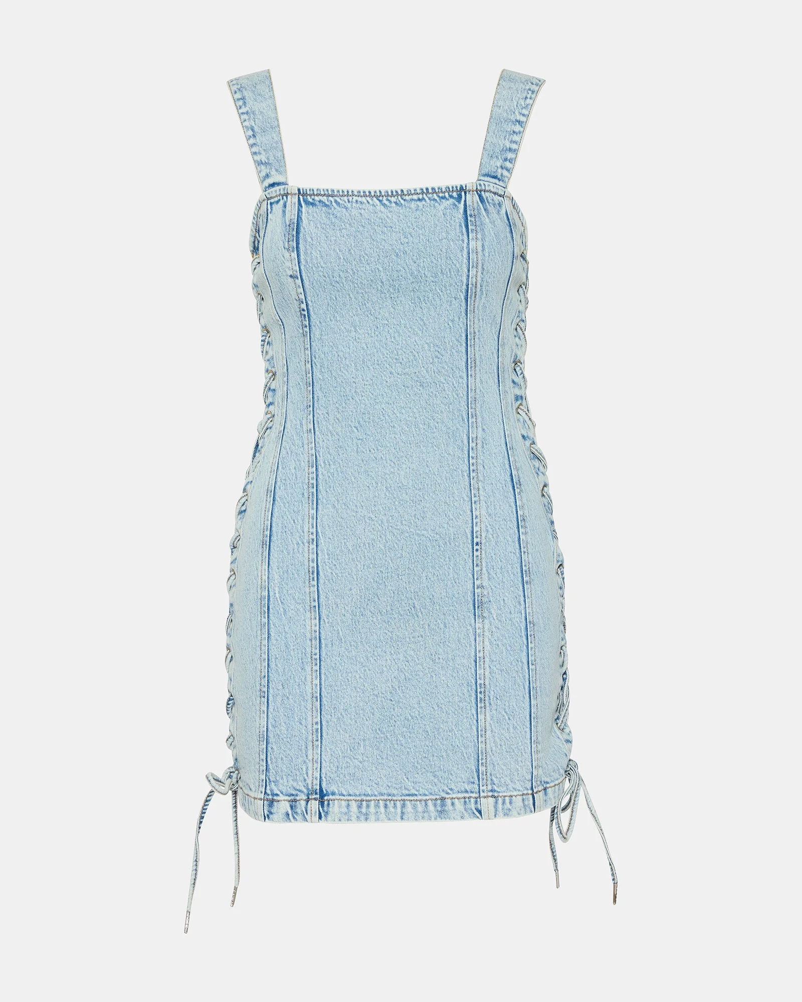 GIANKA DRESS HAZEY BLUE - 1