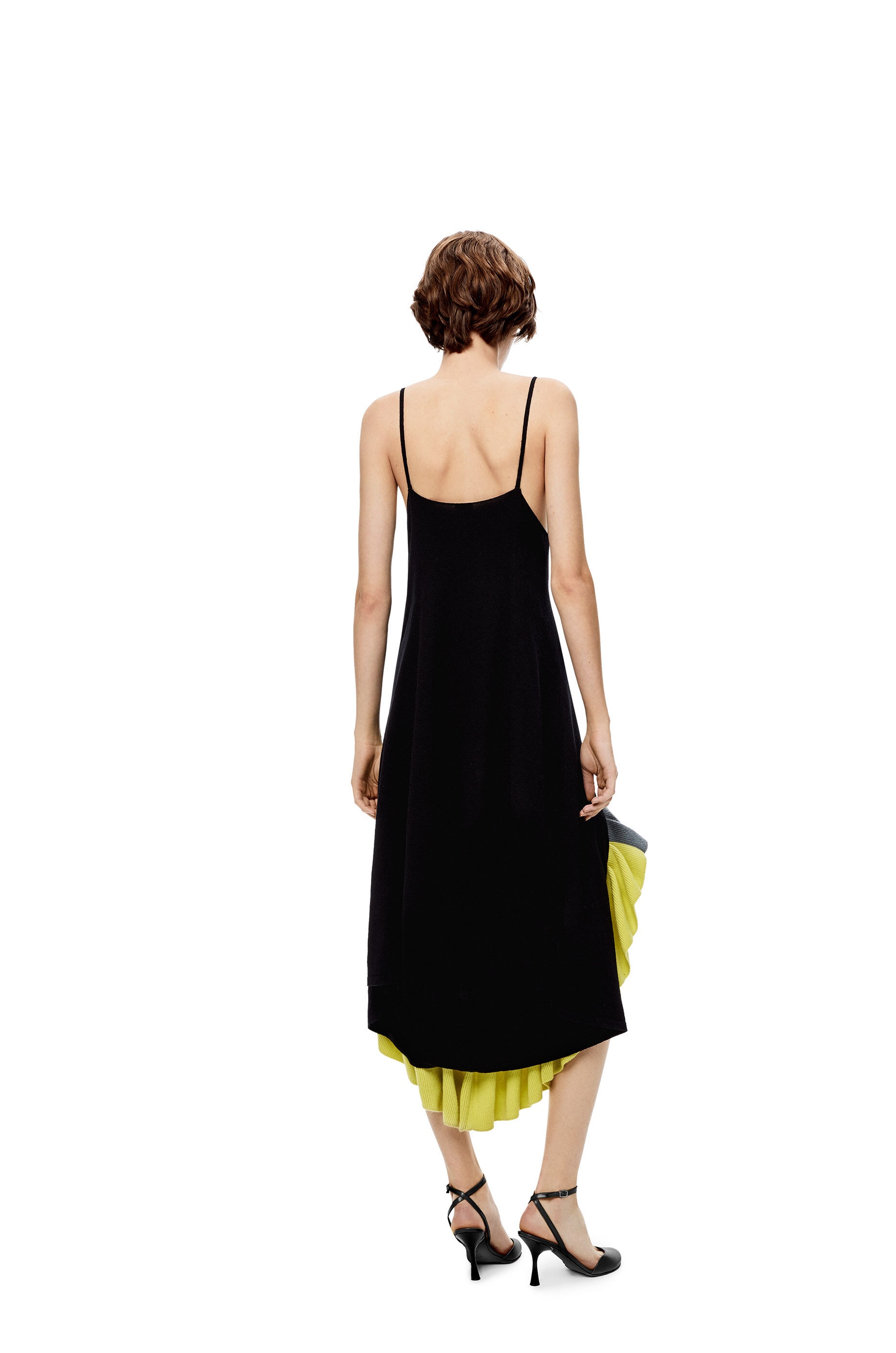 Ruffle knit dress in wool - 3
