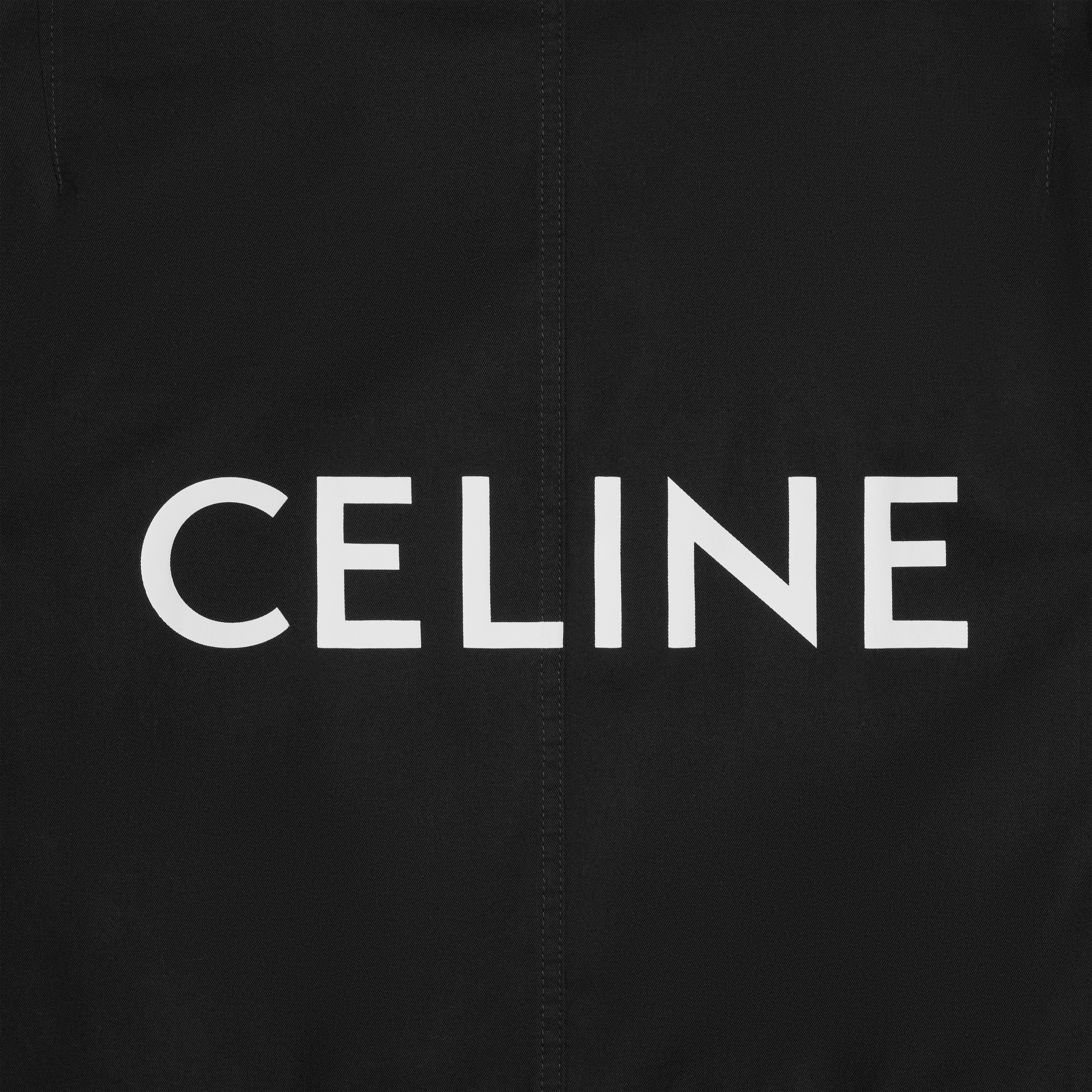 celine long parka in technical cotton - 4