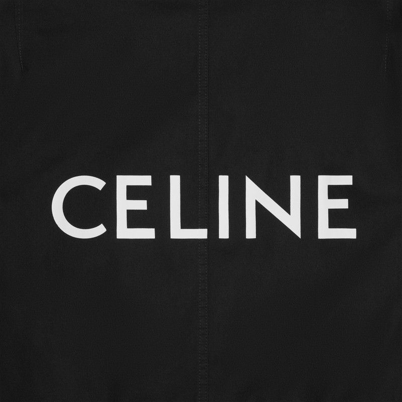celine long parka in technical cotton 4