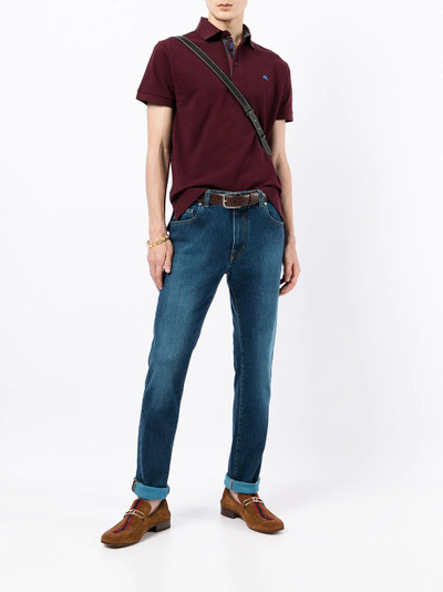 Etro embroidered-logo polo shirt outlook