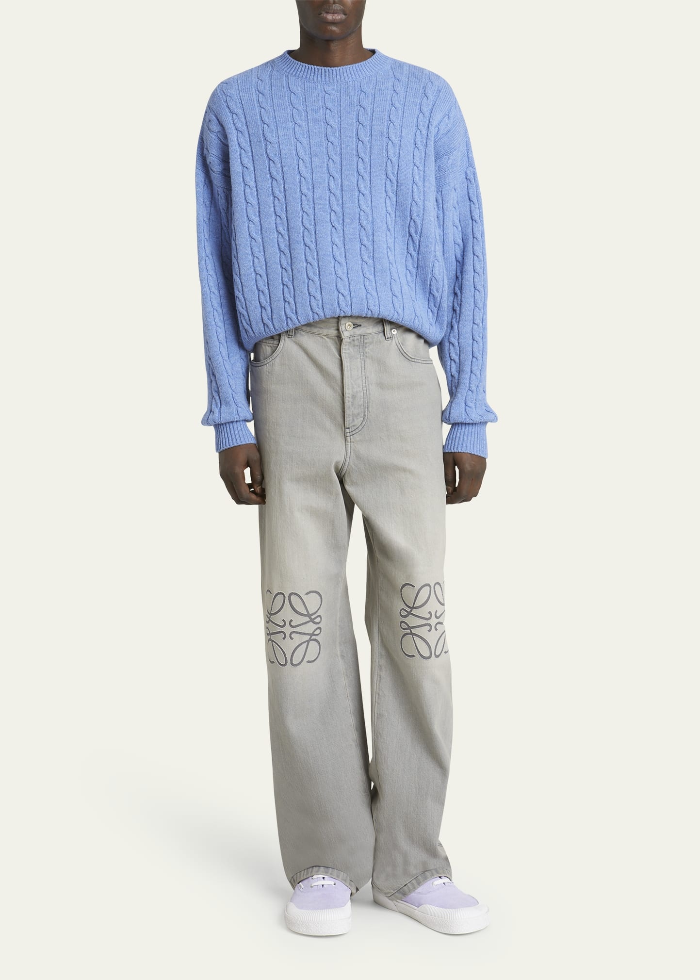 Men's Anagram Straight-Leg Jeans - 2