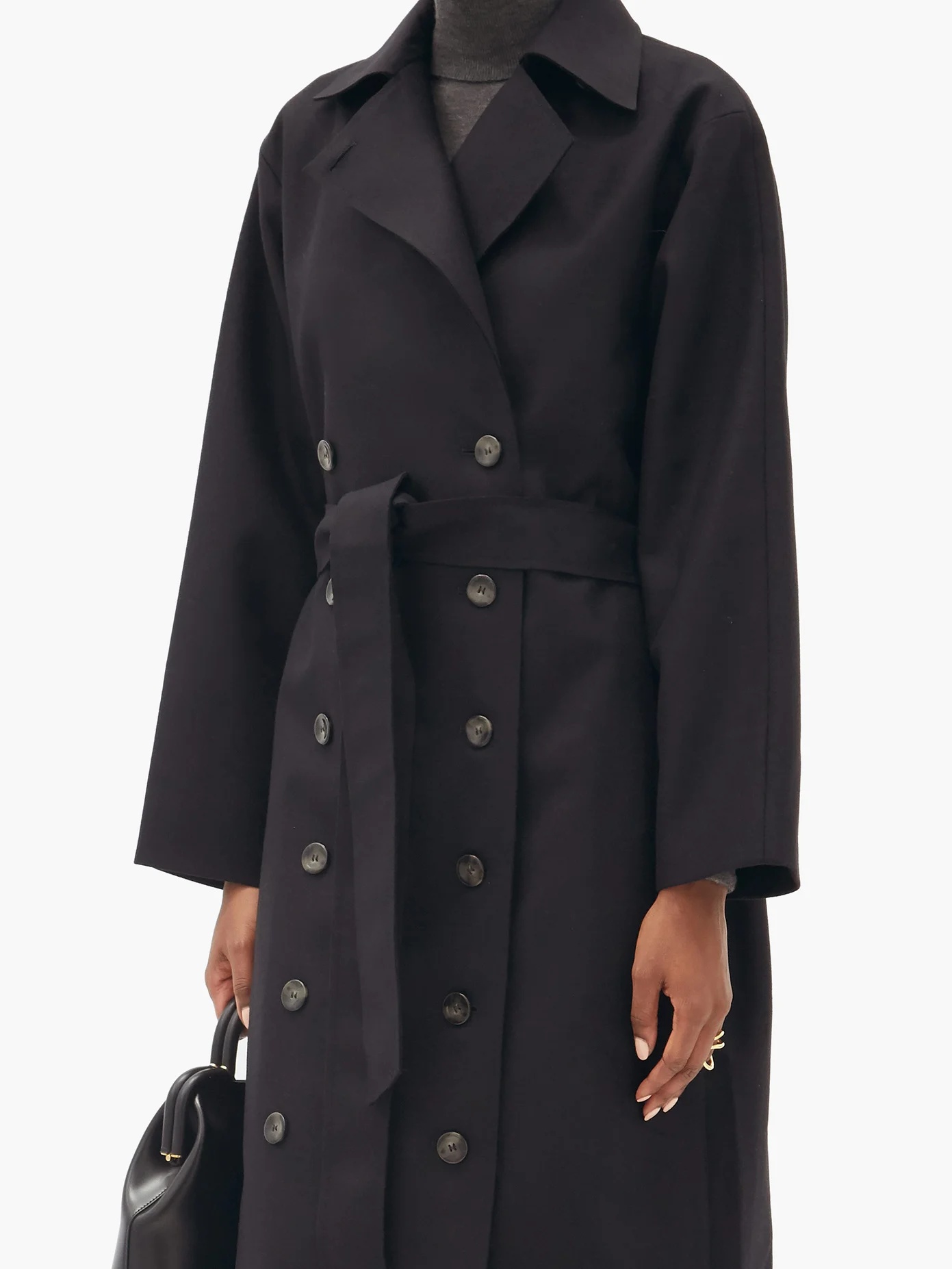 Terlago wool-blend trench coat - 6