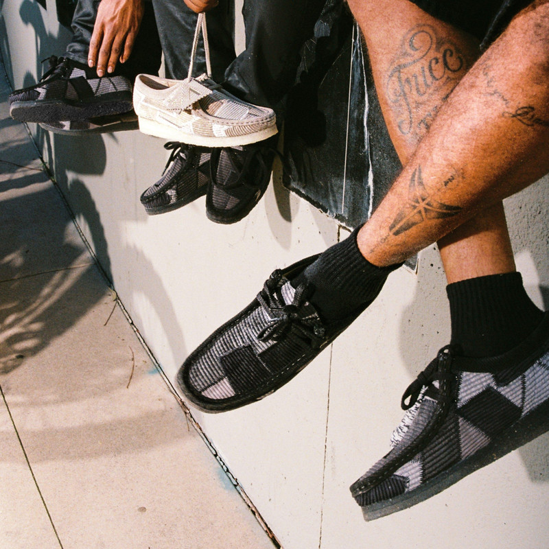 Aleali May X Wallabee Grey Combination 8