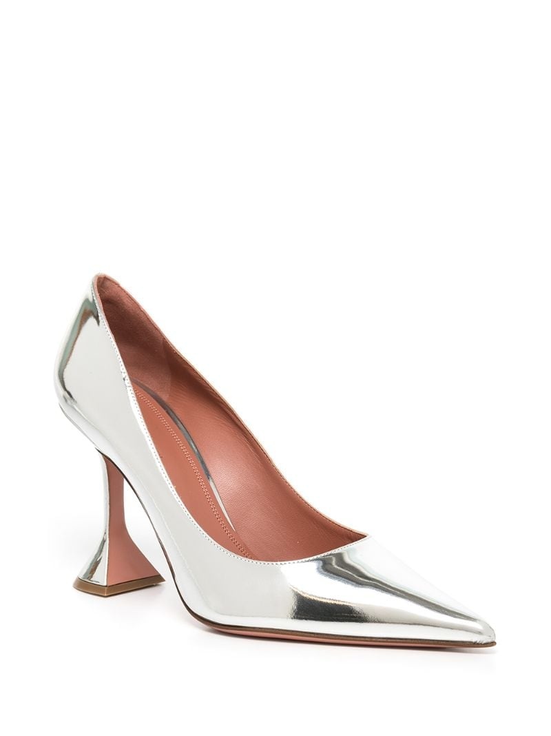 Amina 96mm metallic pumps - 2