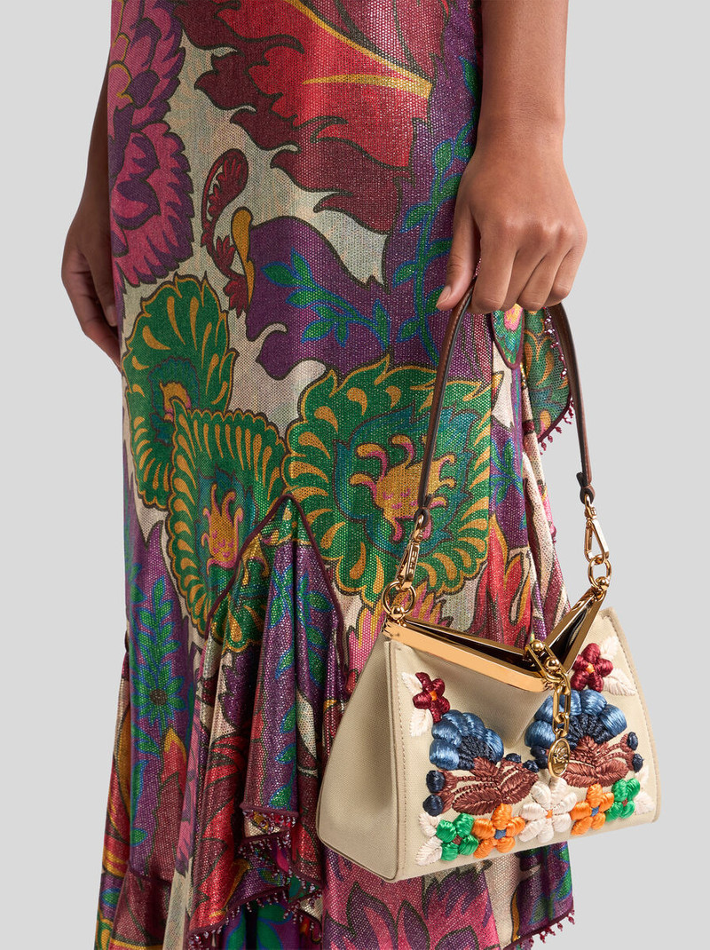 Etro SMALL VELA BAG WITH FLOWERS outlook