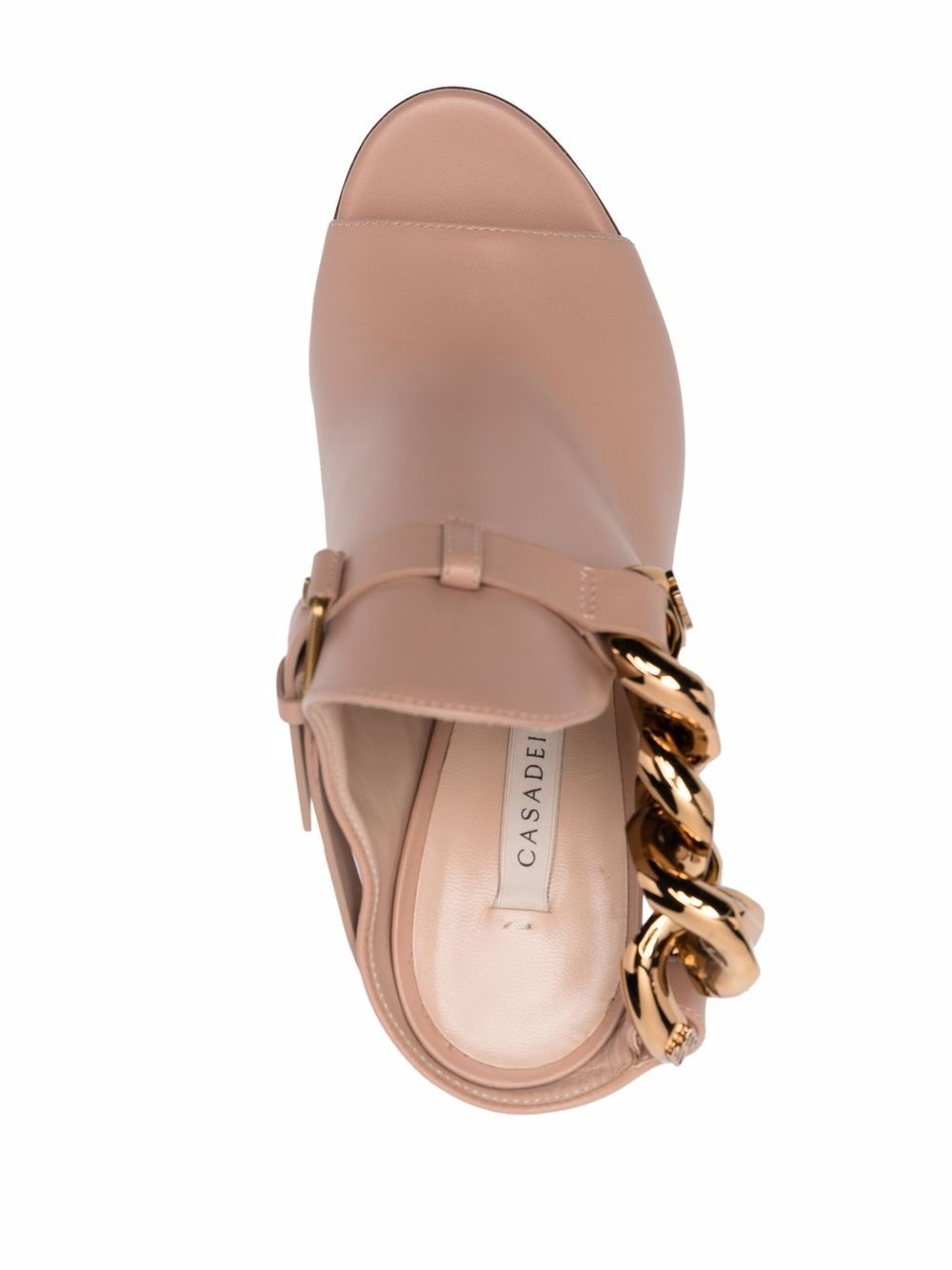 chain-detail sandals - 4