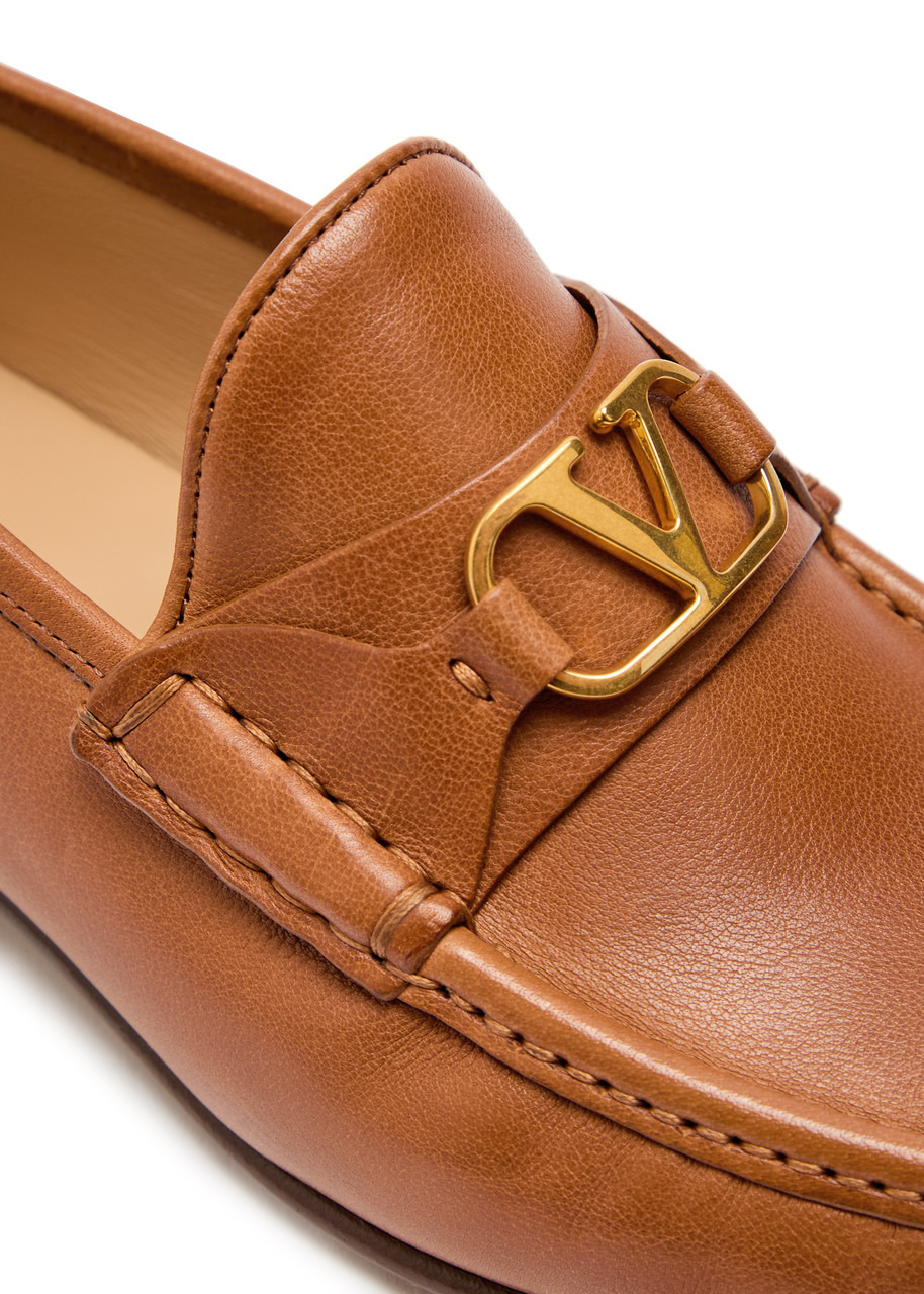 Valentino Garavani Vlogo Leather Loafers - 4