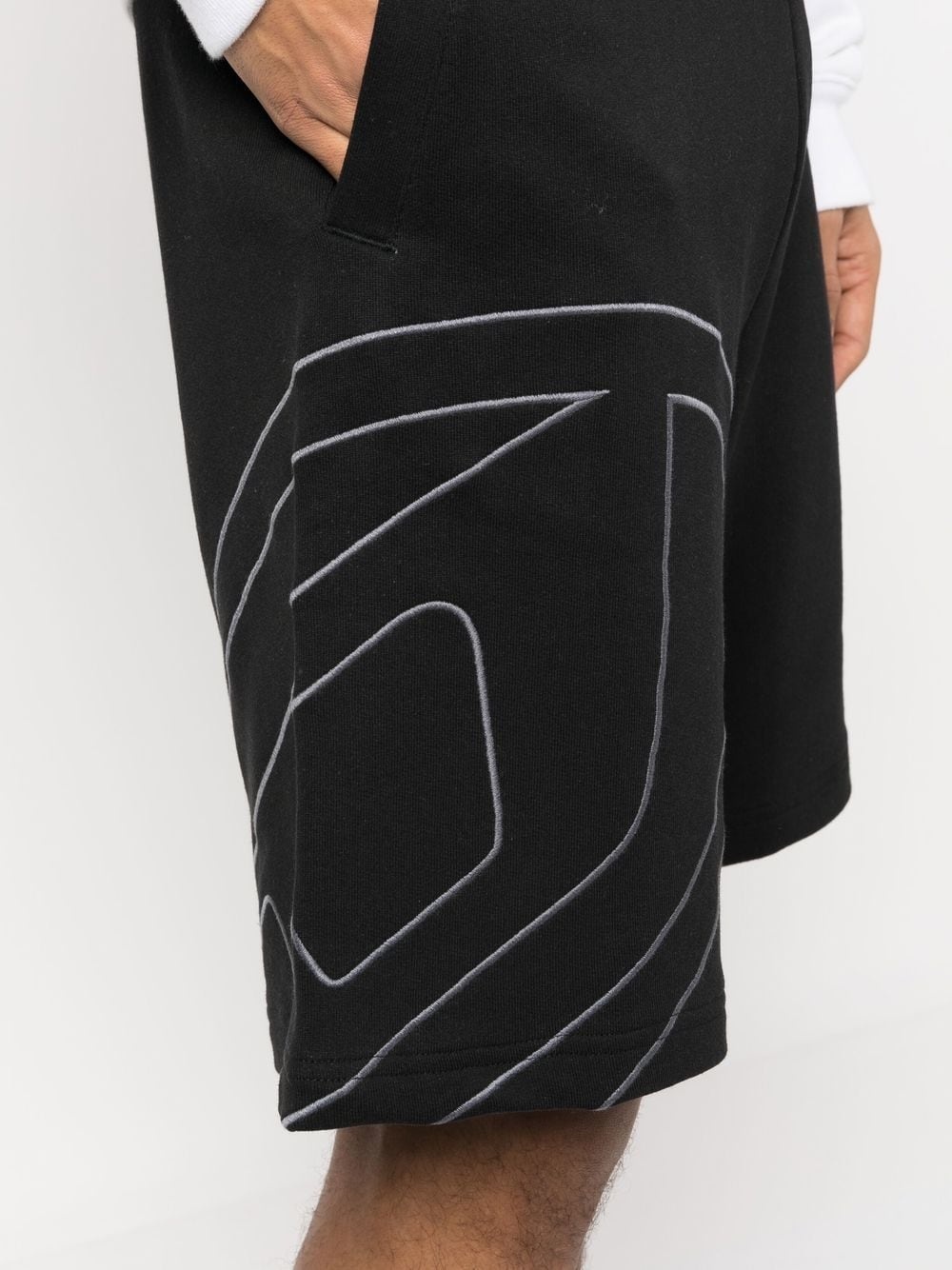 P-Crow Megoval cotton shorts - 5