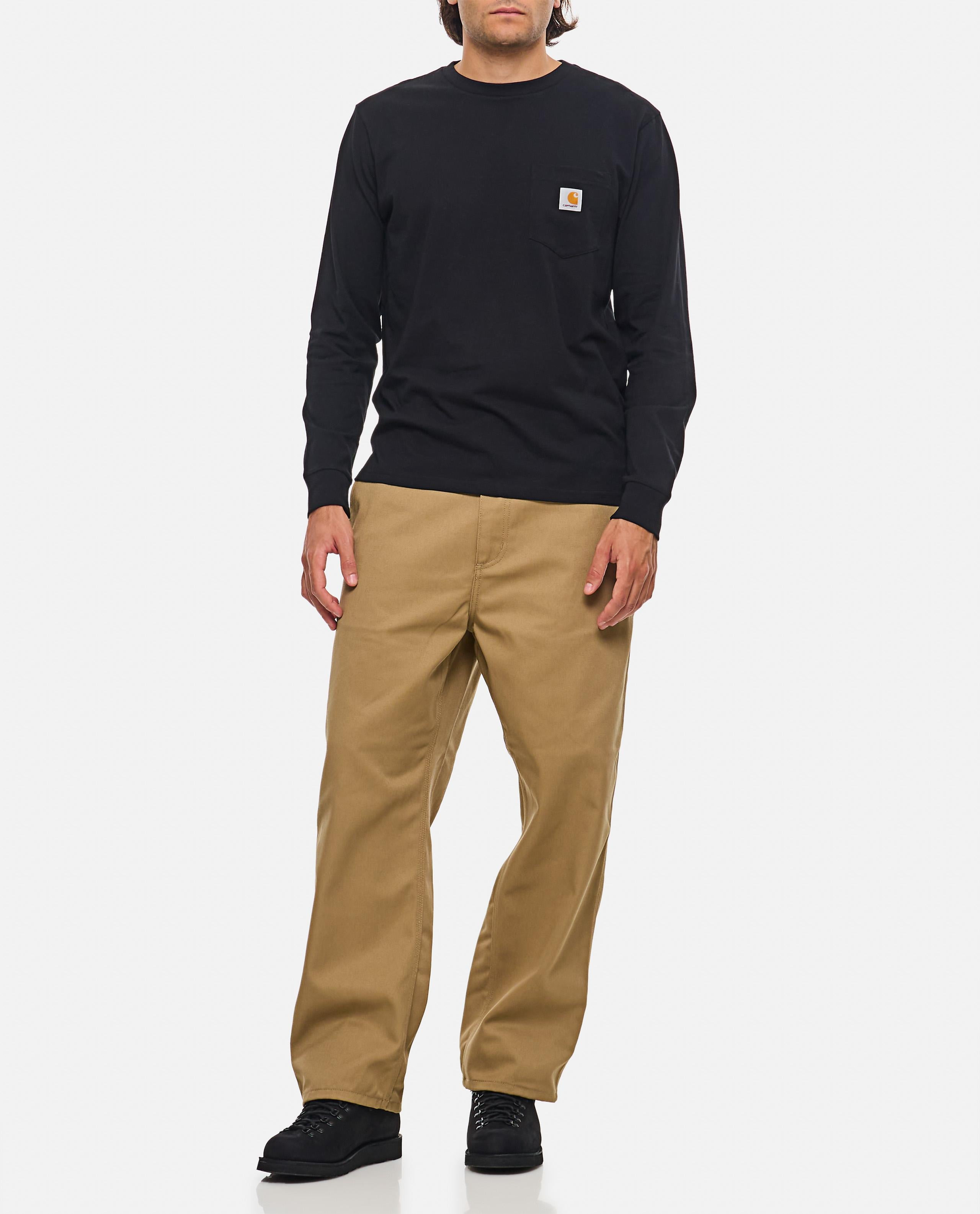 L/S POCKET T-SHIRT COTTON SINGLE JERSEY - 2