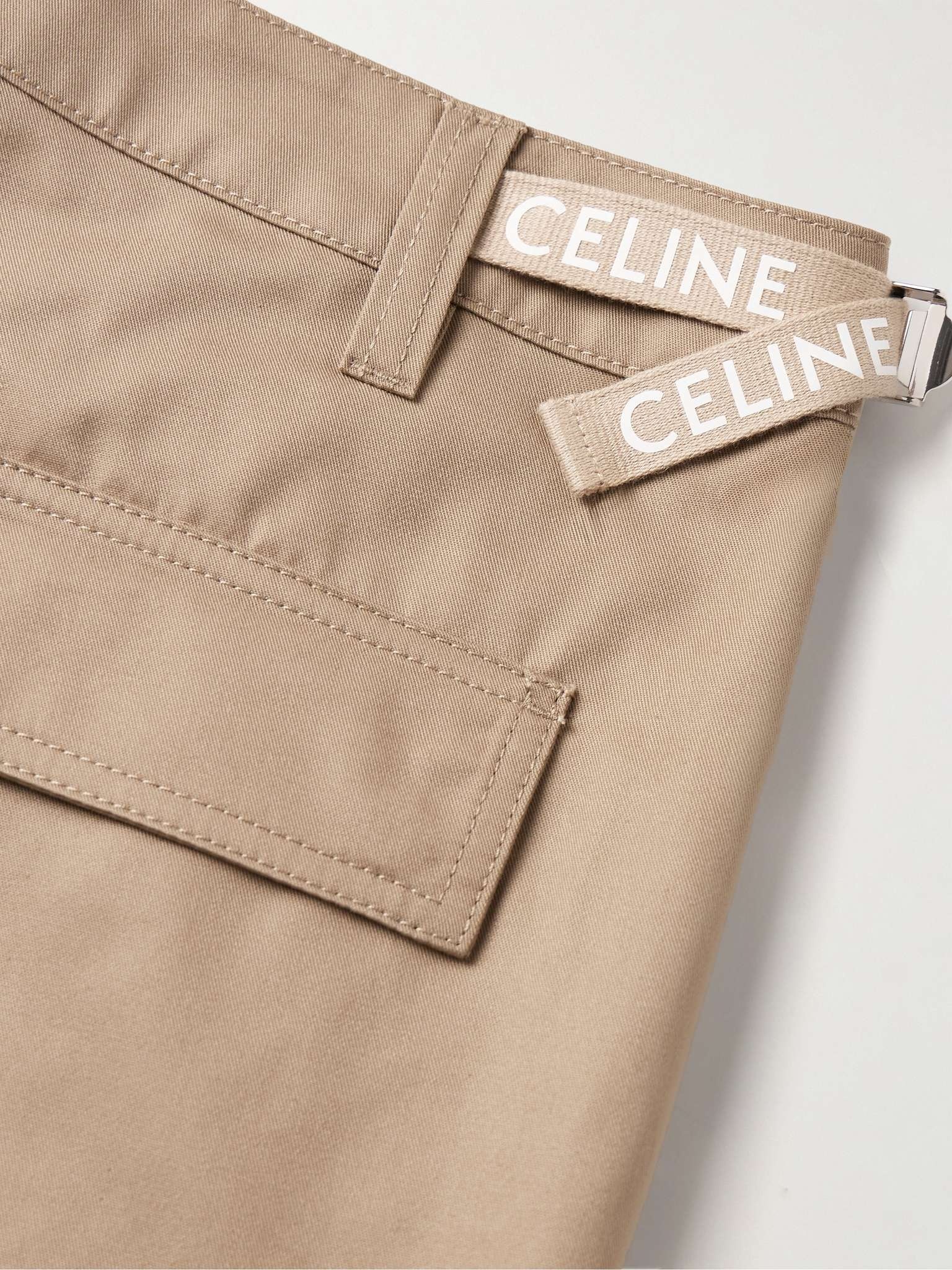 CELINE Straight-Leg Twill Cargo Trousers | mrporter | REVERSIBLE