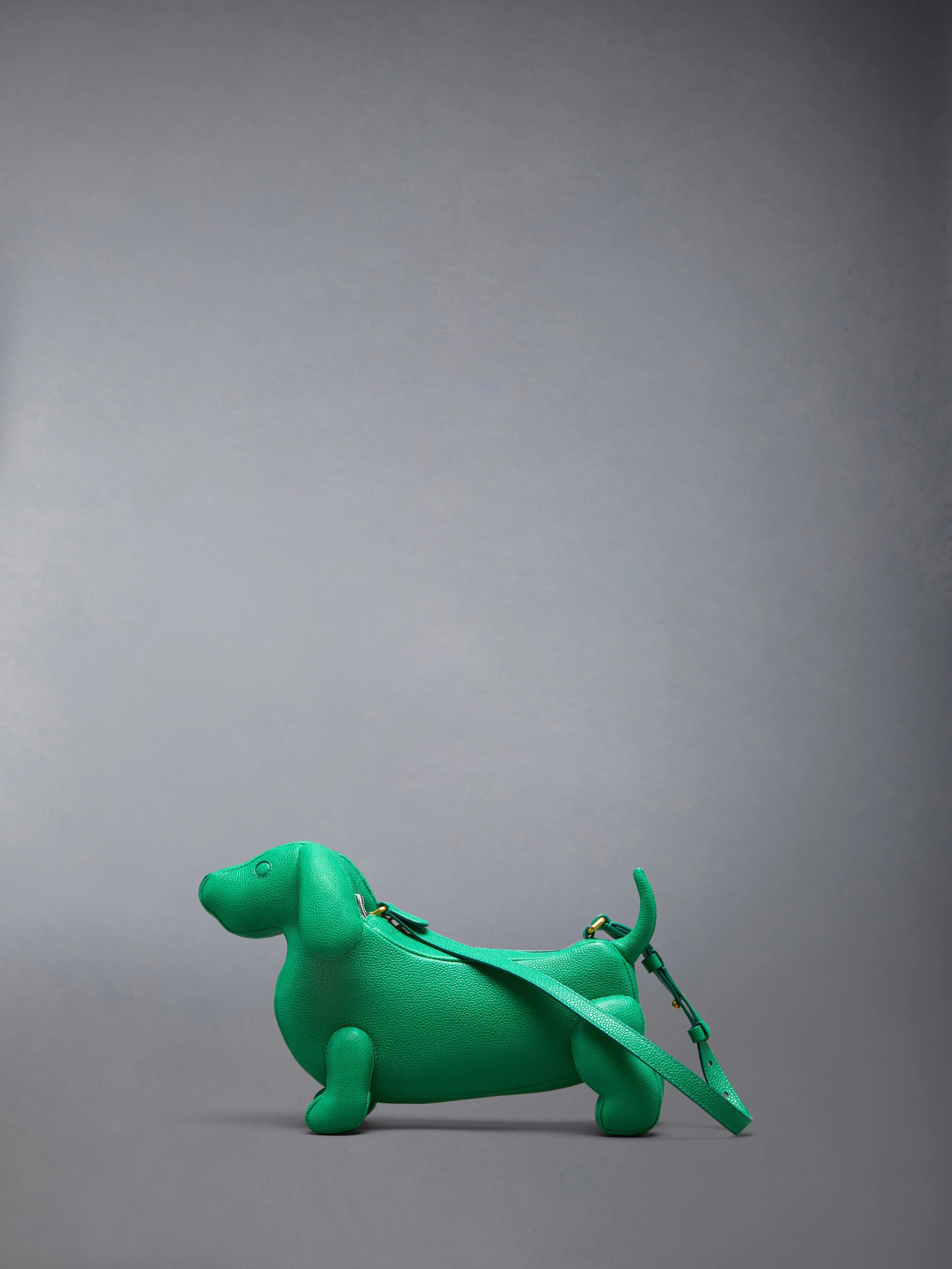 PEBBLE GRAIN HECTOR BAGUETTE BAG - 1