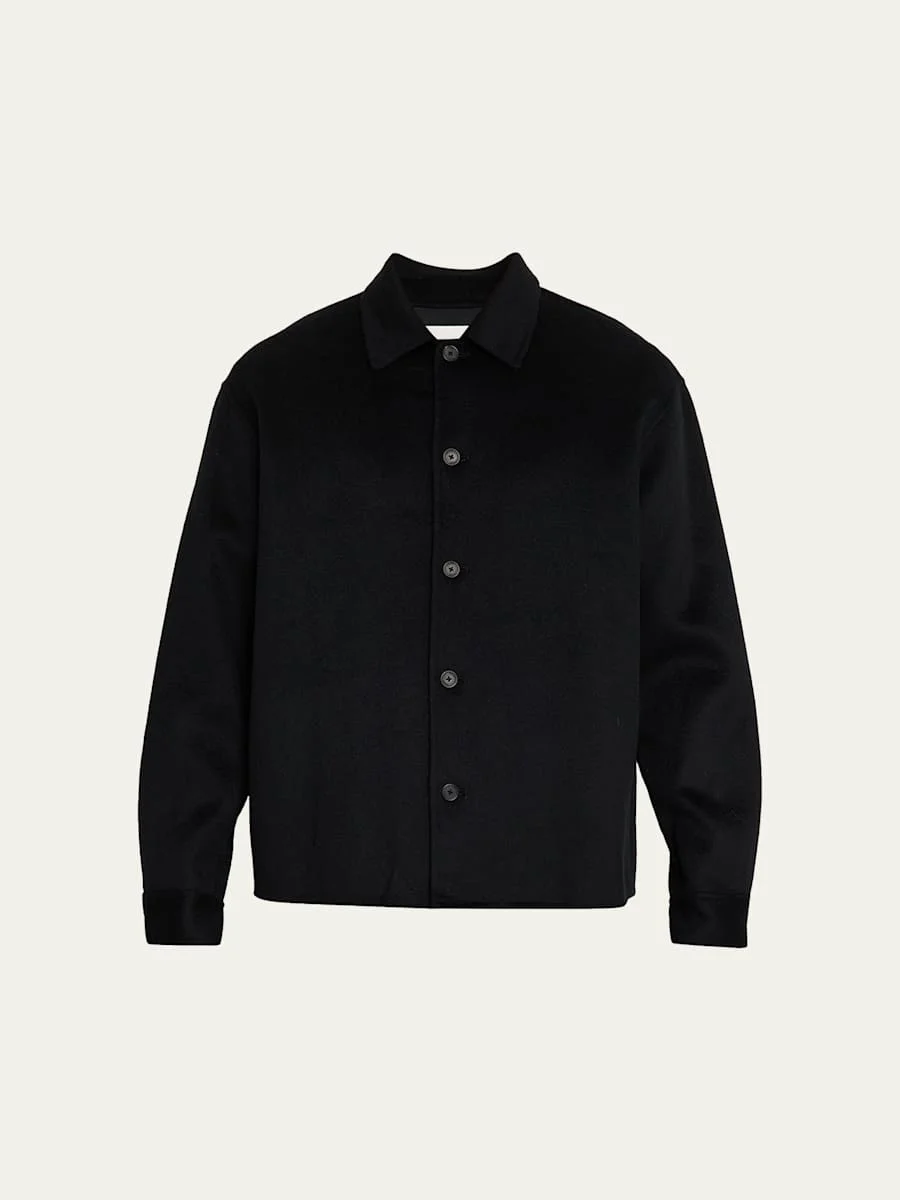 Men's Double-Face Wool Overshirt - 1