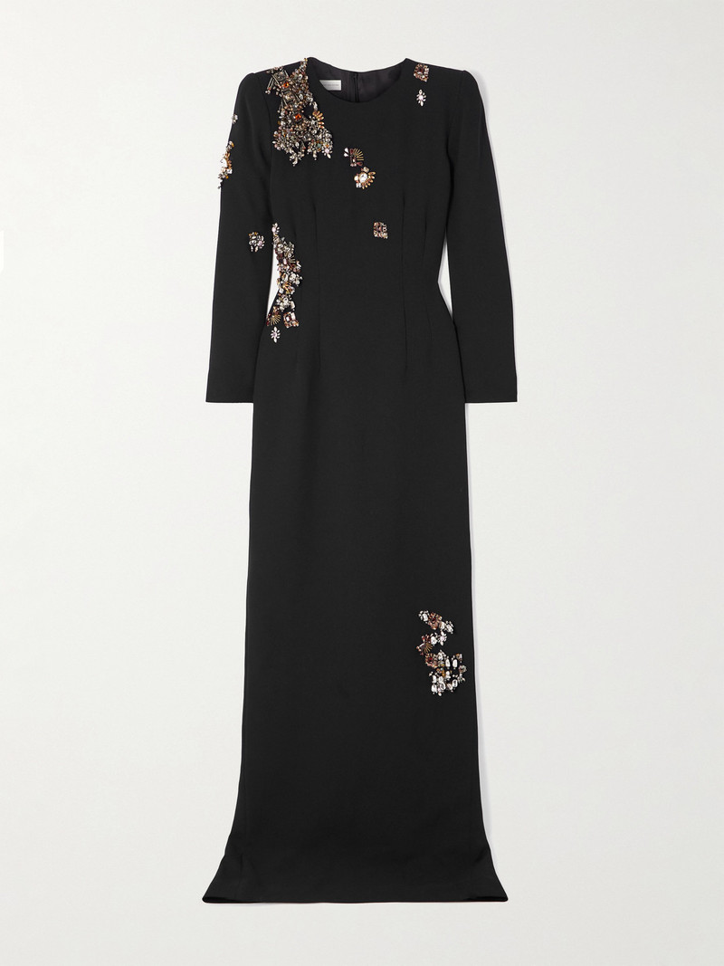 Embellished Crepe Gown 1