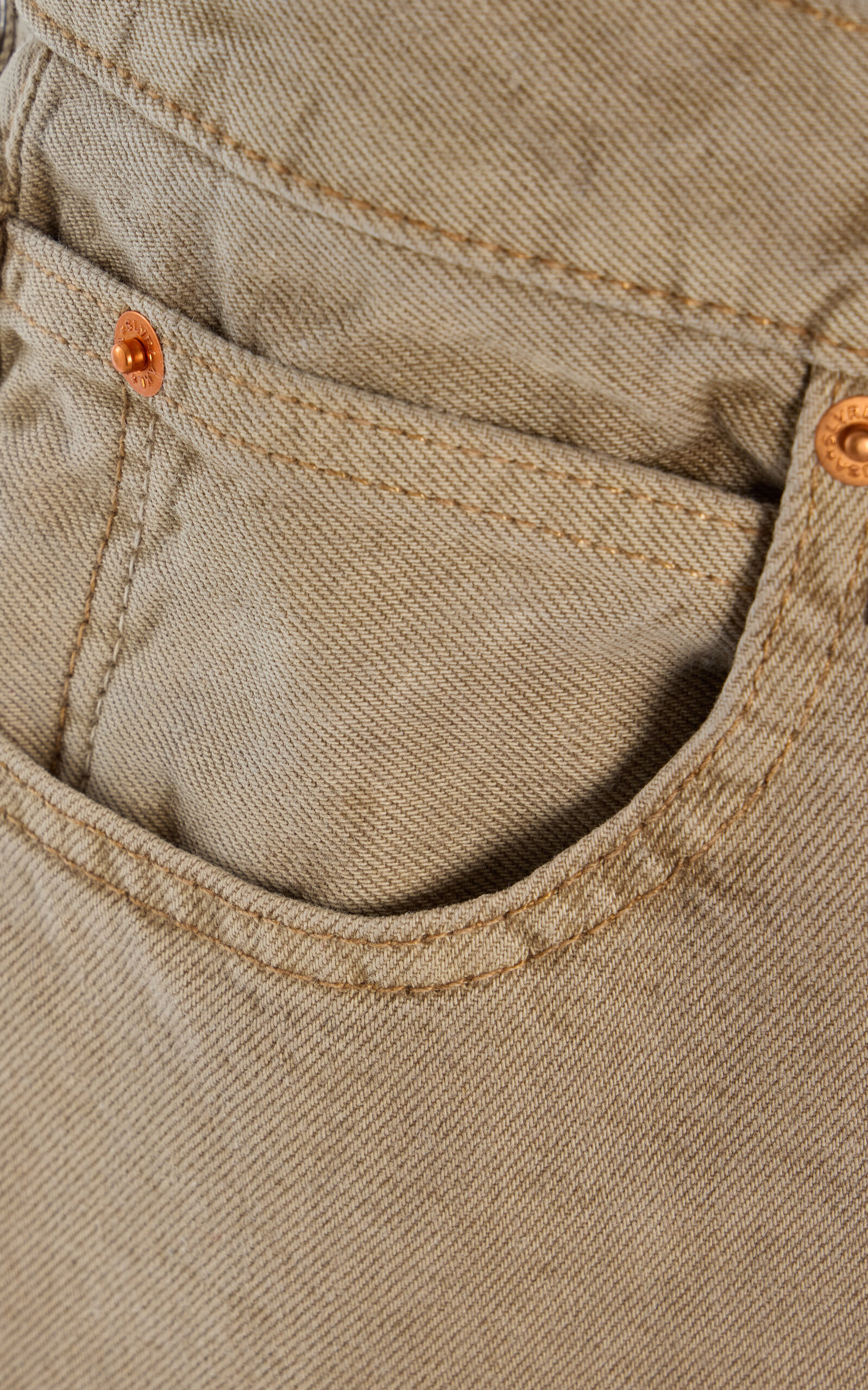 Tess Long Rigid Low-Rise Curve-Leg Jeans brown - 5