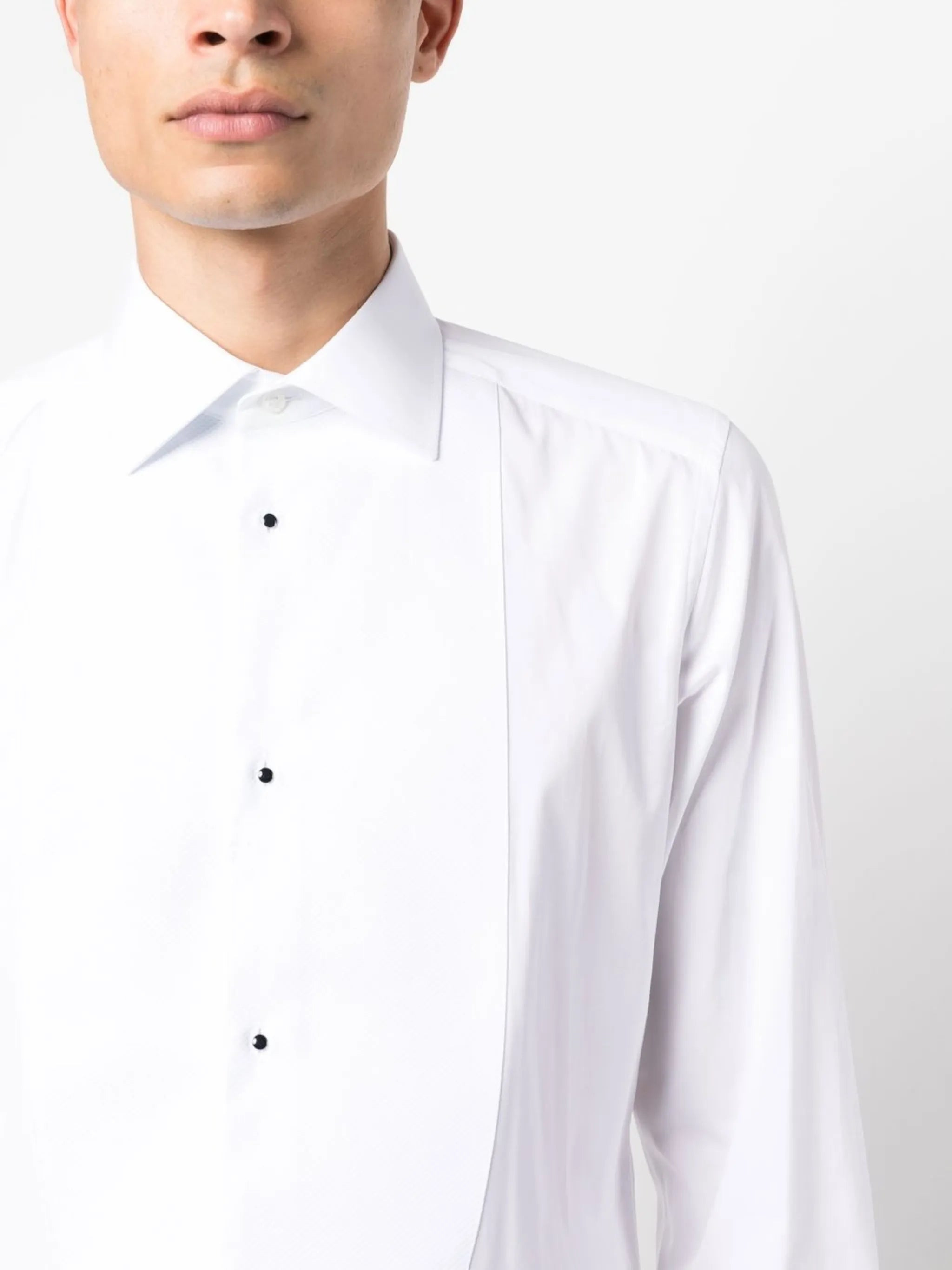 Dolce & Gabbana Contrasting Tuxedo Shirt - 4
