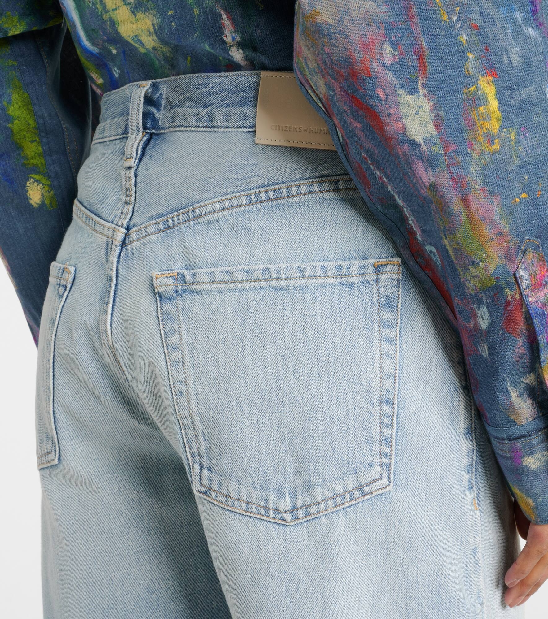 Ayla mid-rise denim shorts - 5