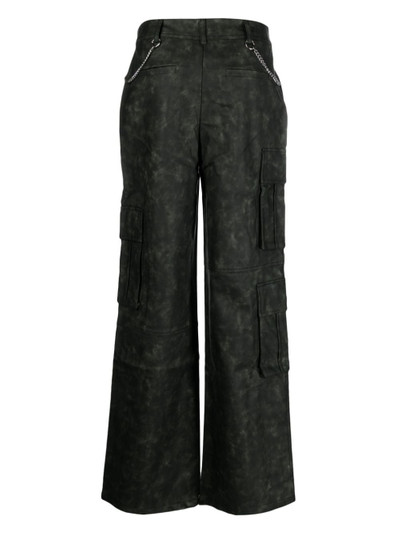 Andersson Bell belted-waist cargo trousers outlook