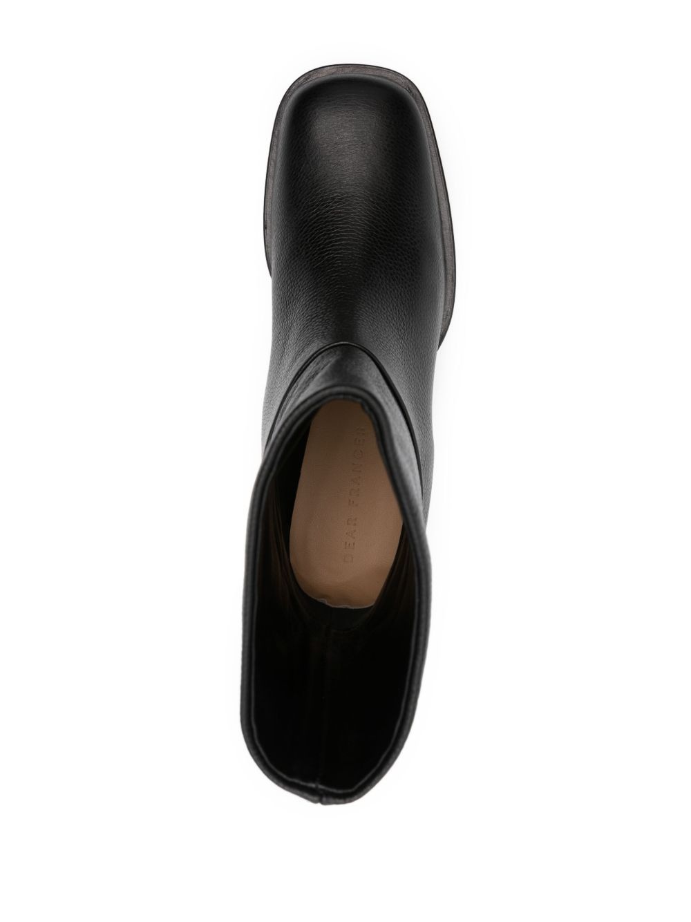40mm square-toe ankle boots - 4