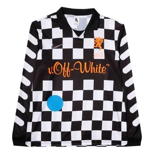 Nike x Off-White Mercurial NRG X Football Jersey 'Black Total Orange' AO1217-010 - 1
