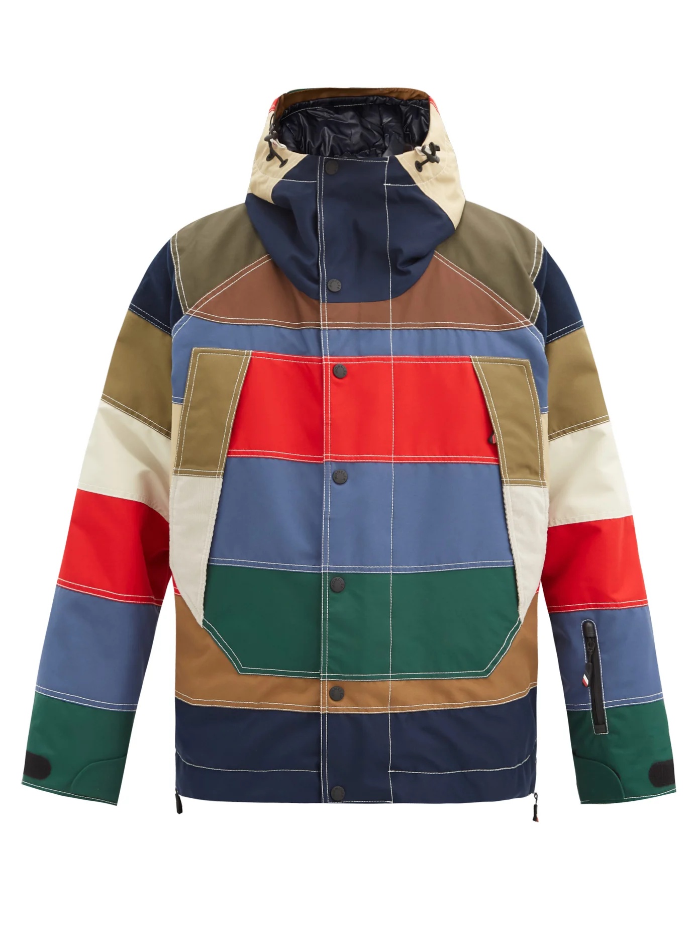 Chetoz striped down jacket - 1