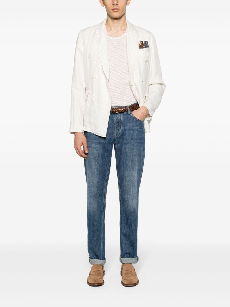 Aspesi peak-lapels double-breasted blazer outlook