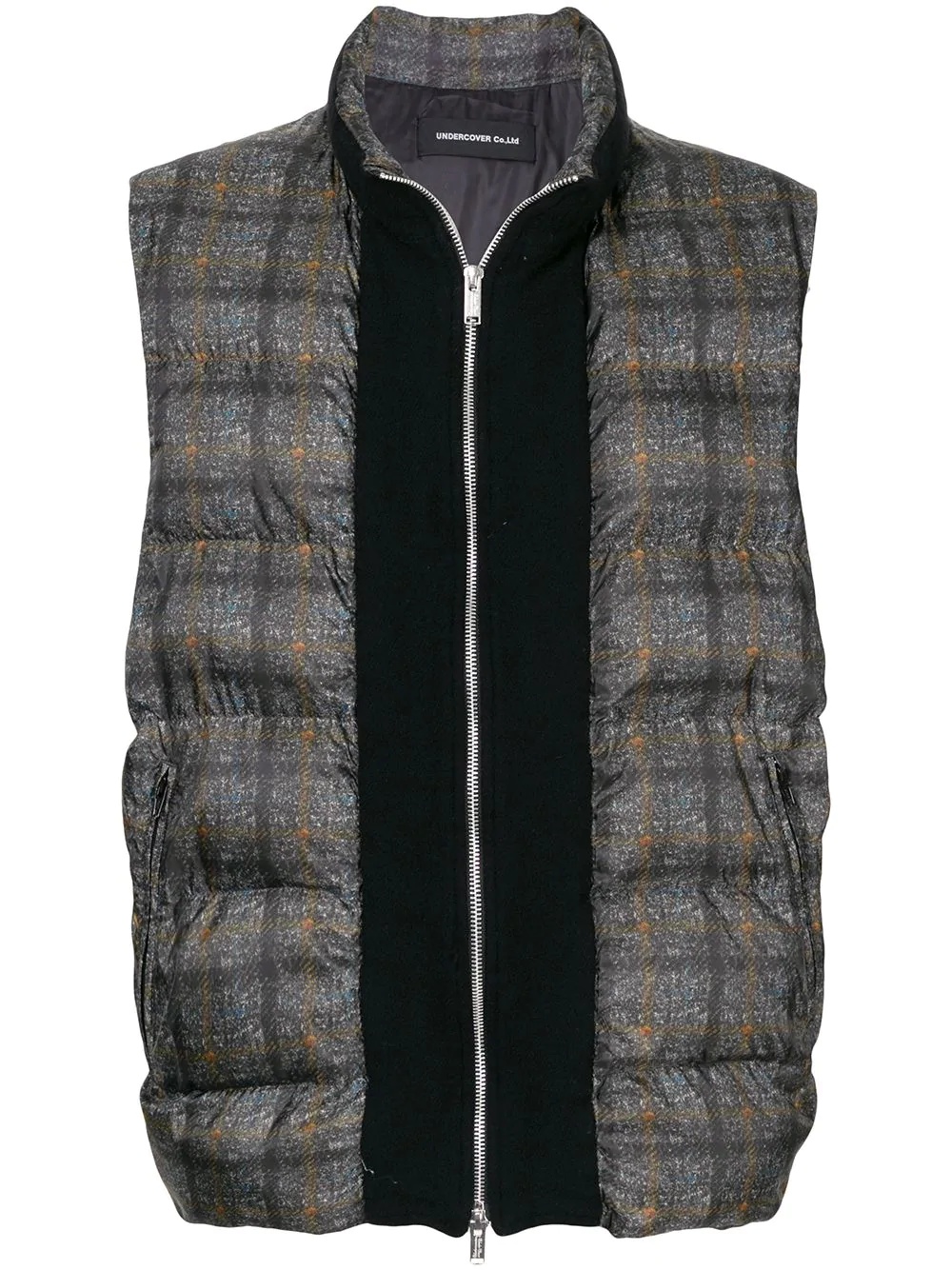 check print gilet - 1