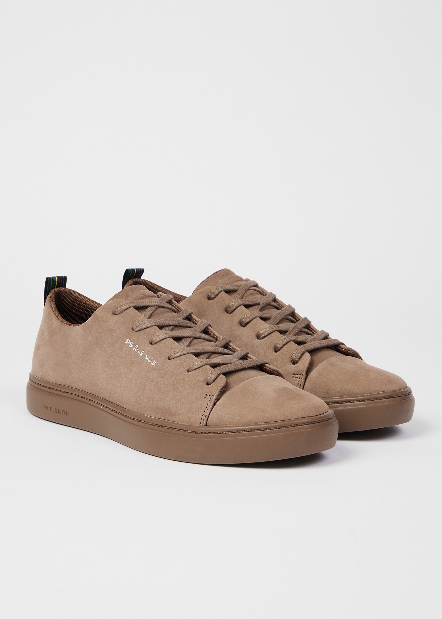 Sand Nubuck Leather 'Lee' Trainers - 3