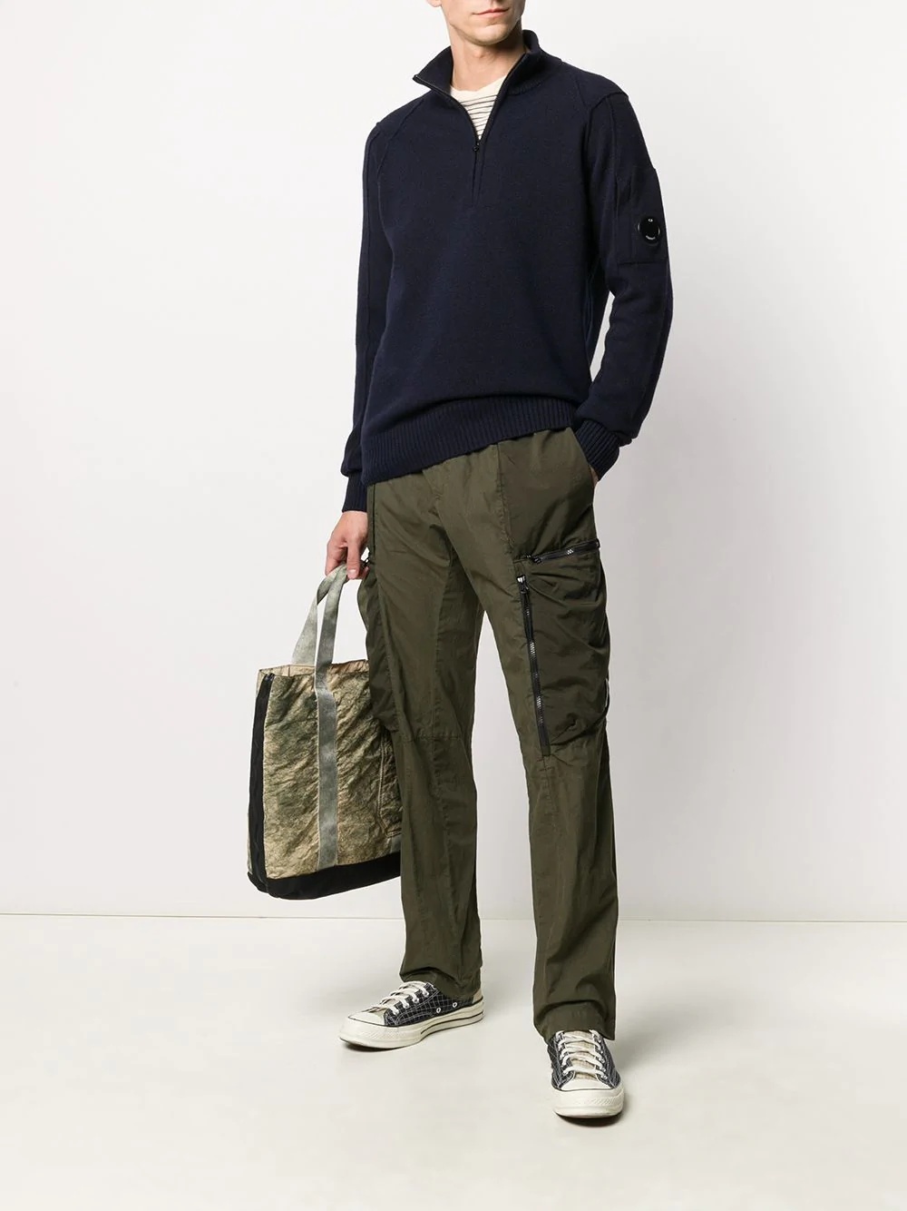 slim-fit cargo trousers - 2