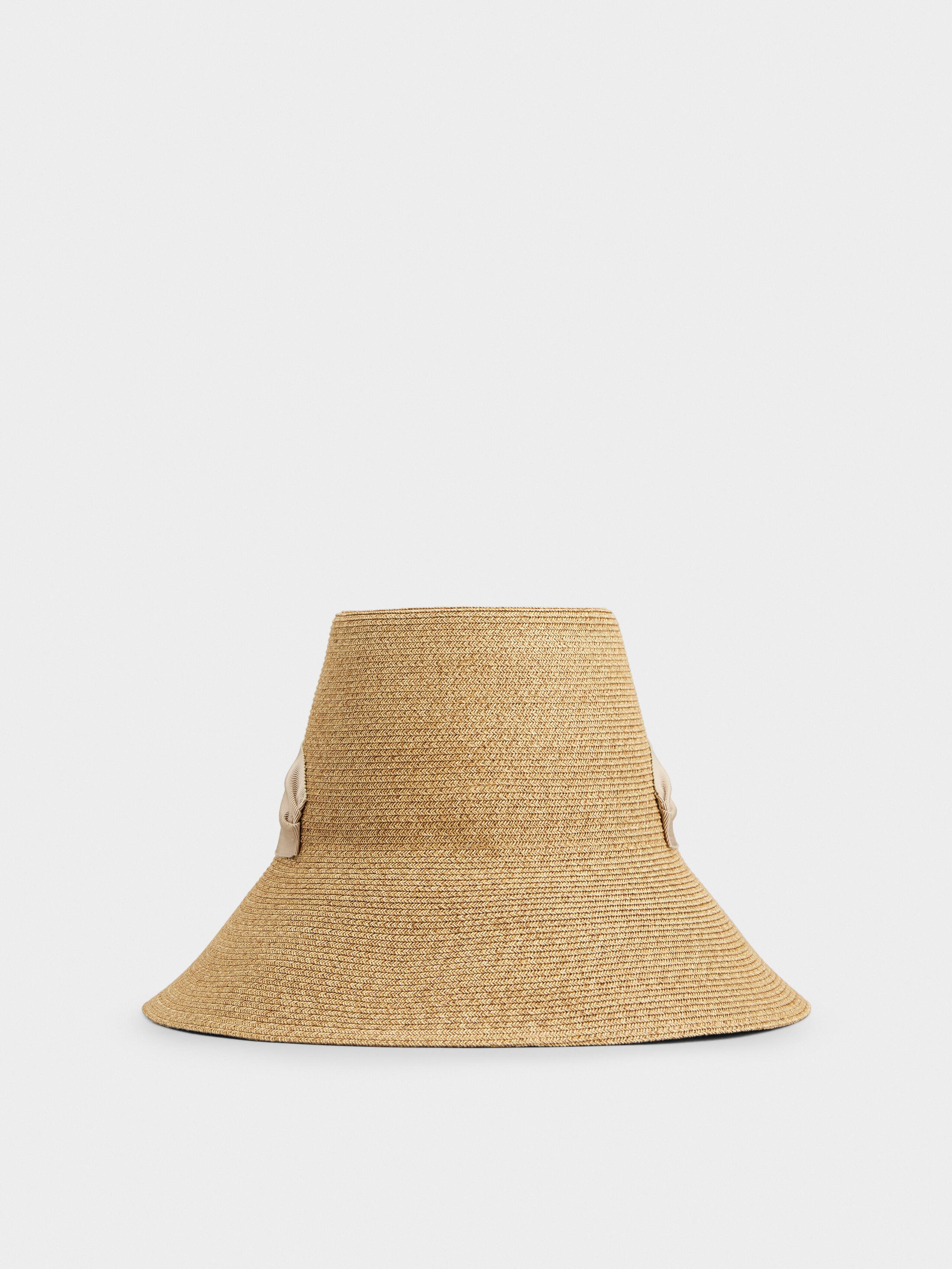 Broche Vivier Hat in raffia - 3