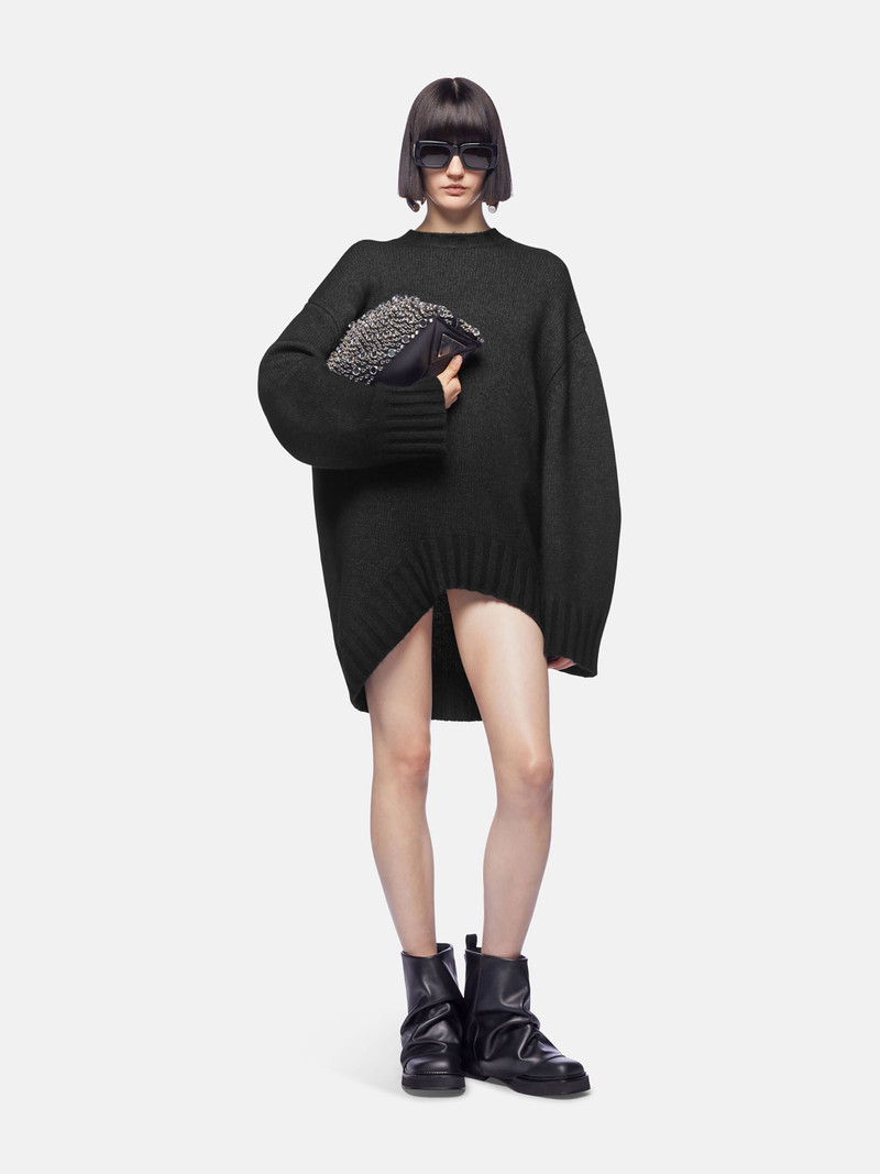 THE ATTICO BLACK SWEATER outlook