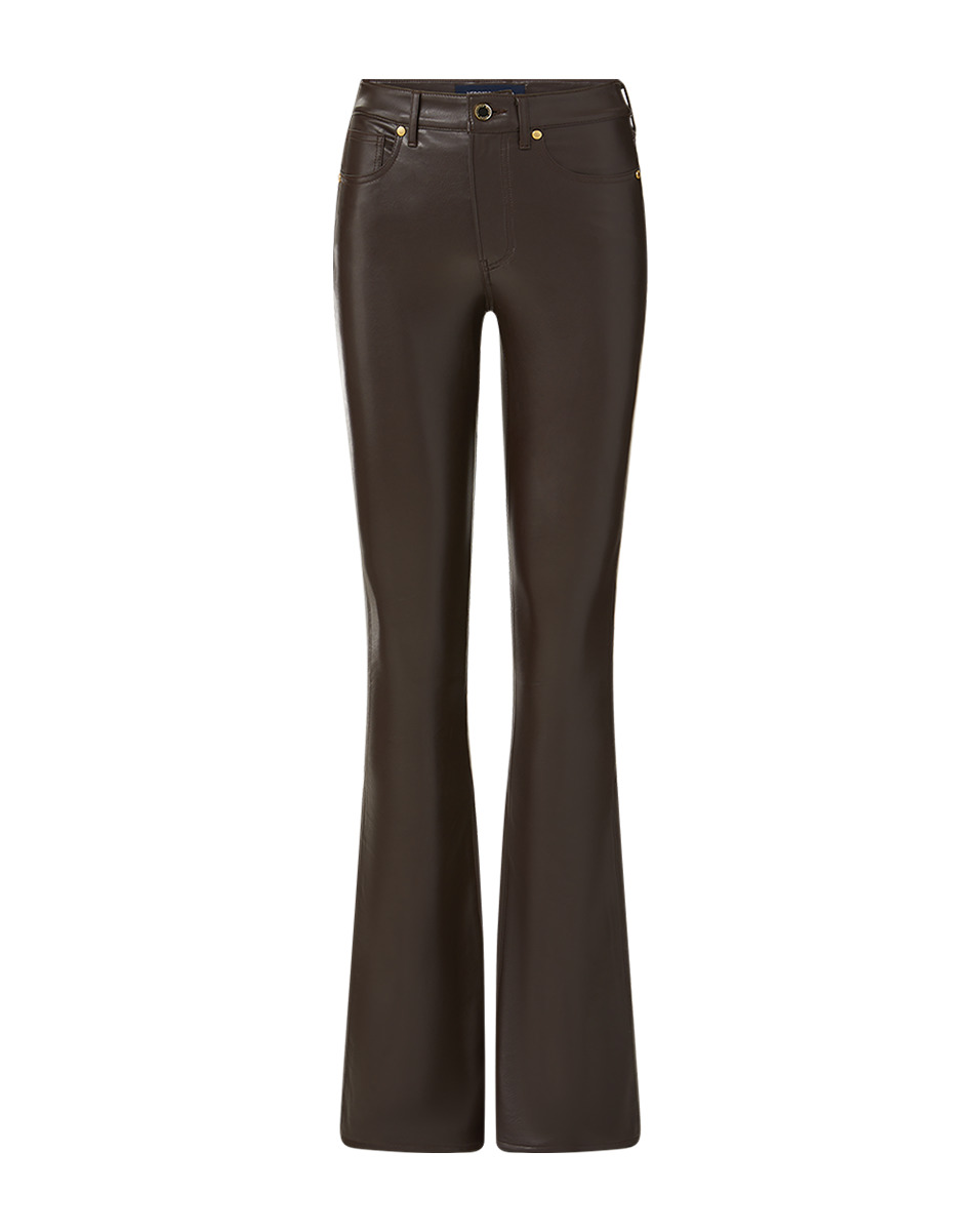 BEVERLY SKINNY-FLARE PANT | VEGAN LEATHER - 1