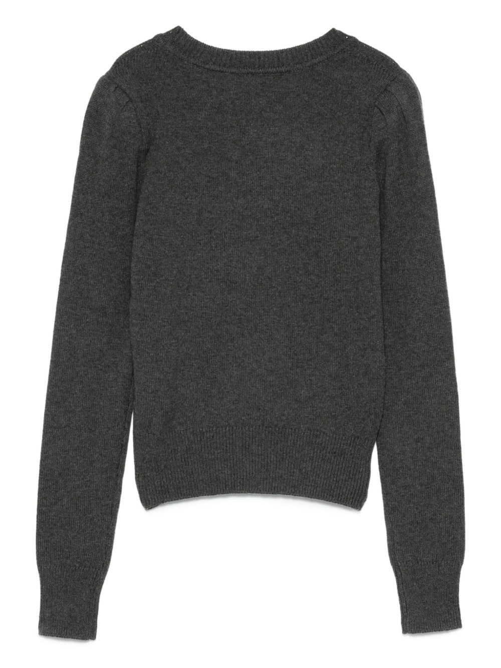 embroidered long-sleeves sweater - 2