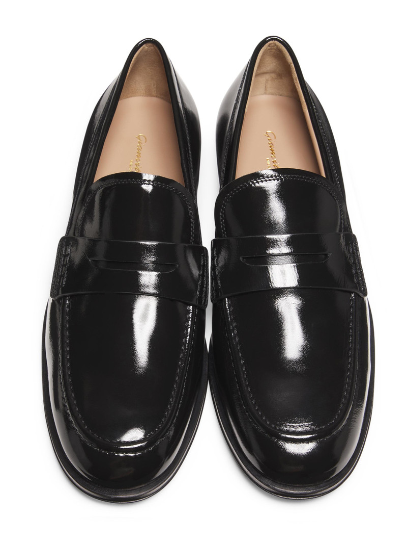 Men's George Patent Leather Penny Loafers - Black 4