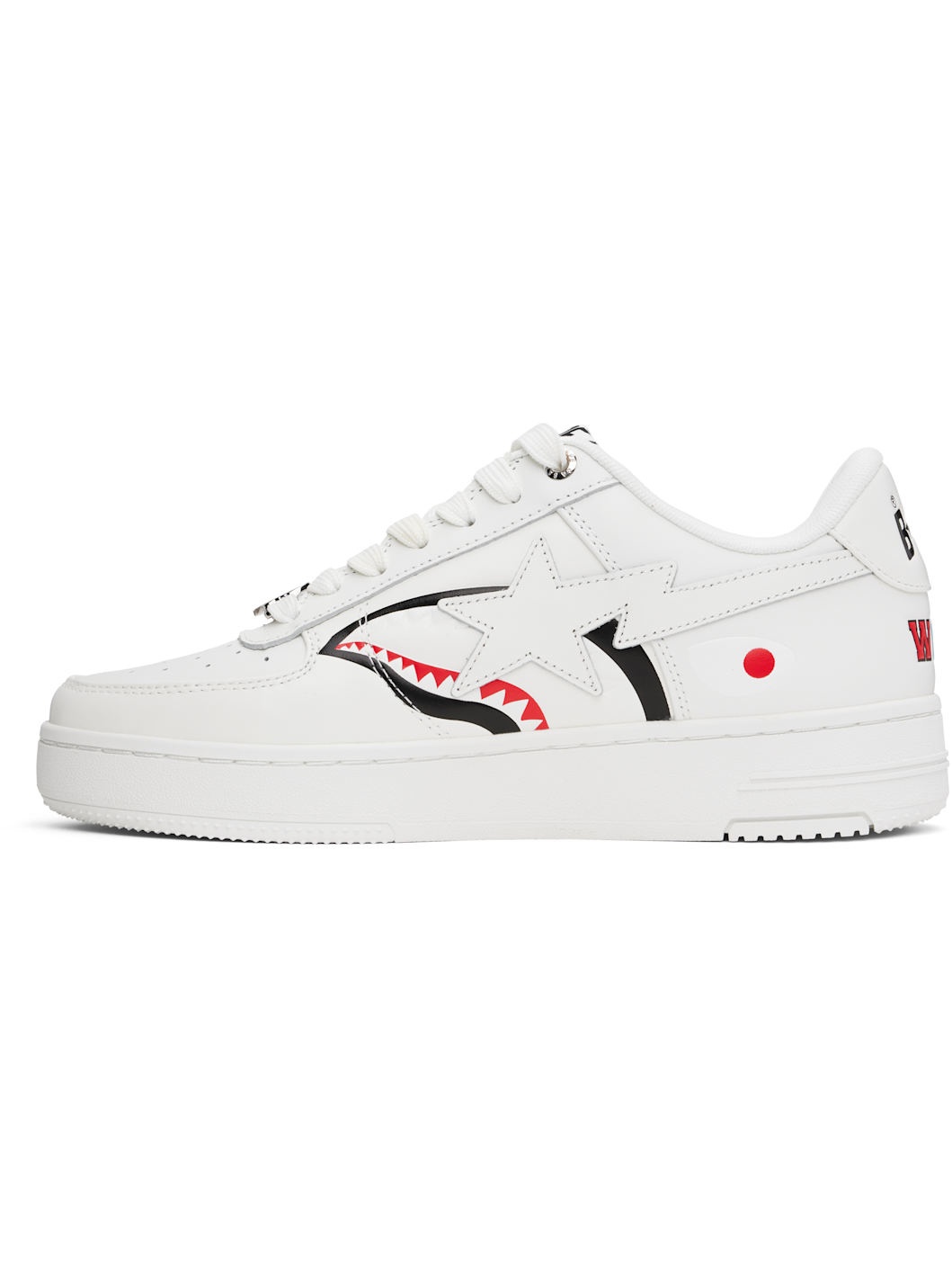 White STA Shark Sneakers - 3