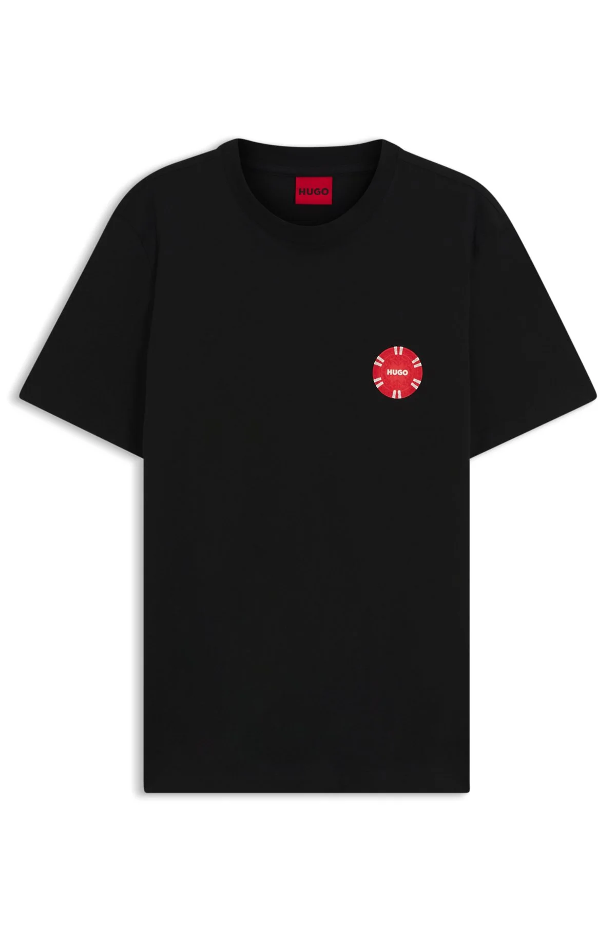 COTTON-JERSEY T-SHIRT WITH POKER-CHIP PRINT - 1