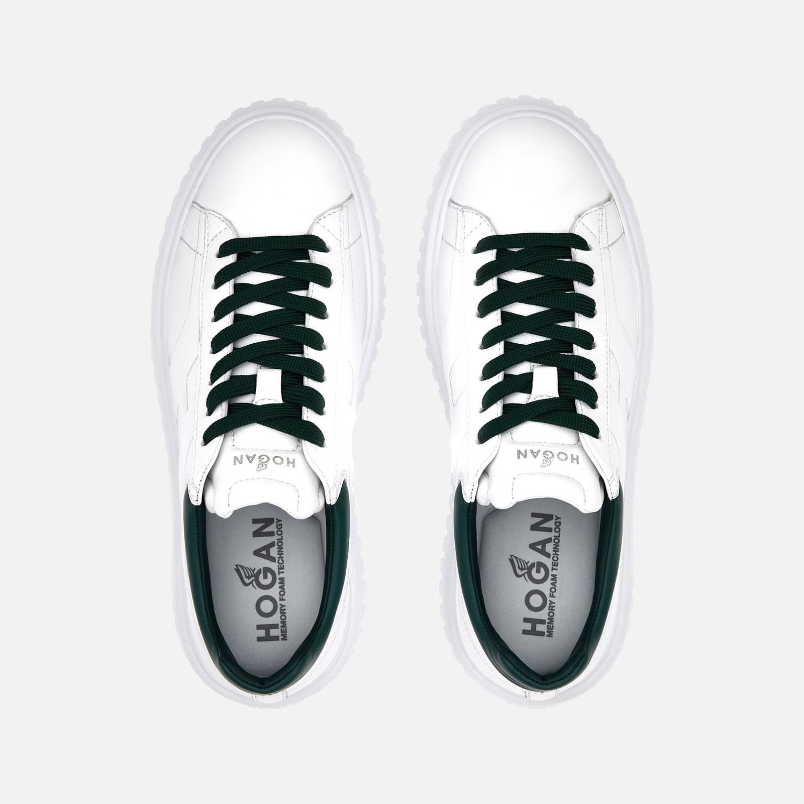 Sneakers Hogan H-Stripes White Green - 4