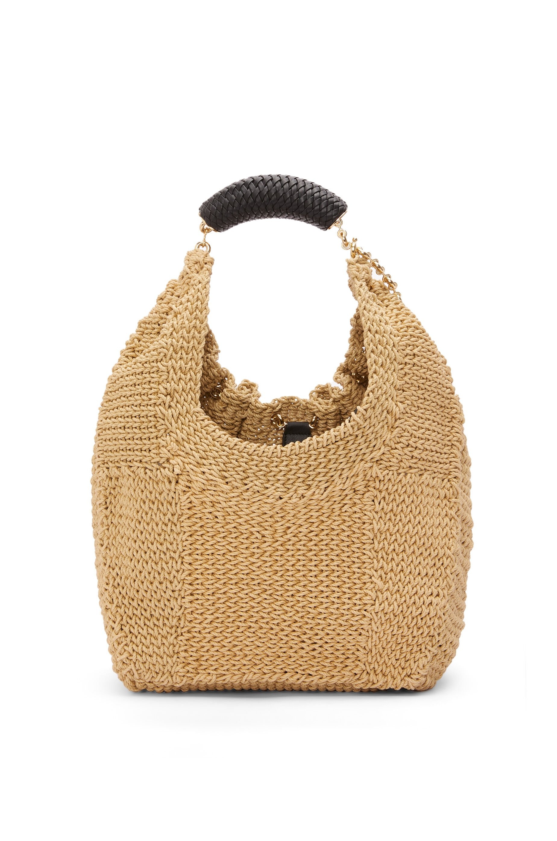 Medium Squeeze bag in cord and calfskin - 4