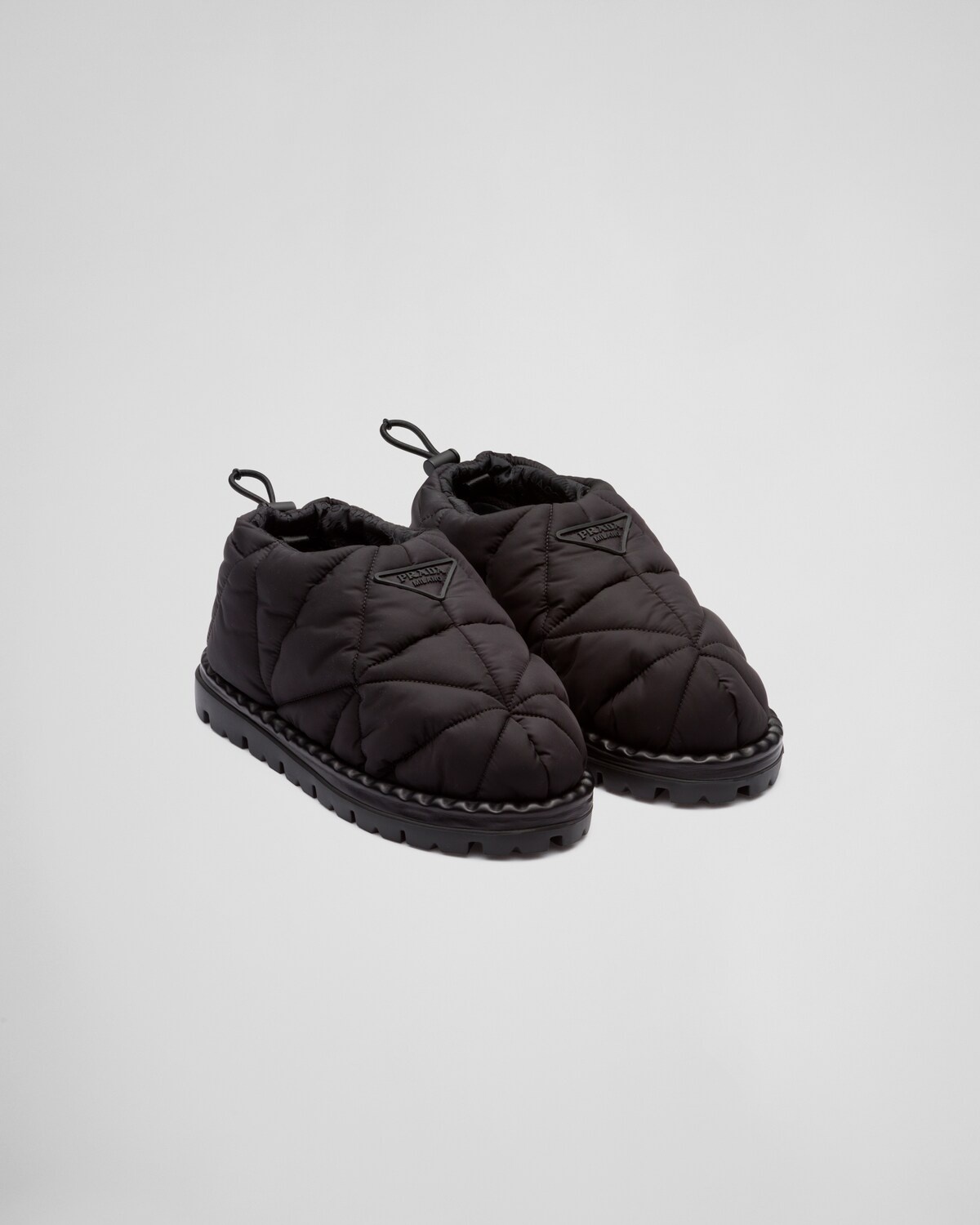 Padded nylon slip-on shoes - 2