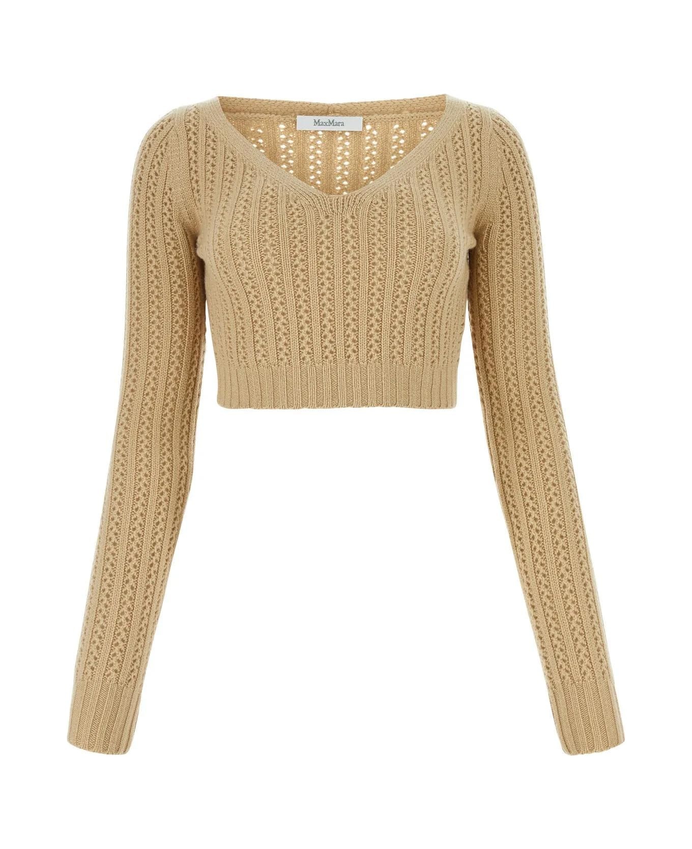 Beige Wool Blend Ifrem Sweater - 1