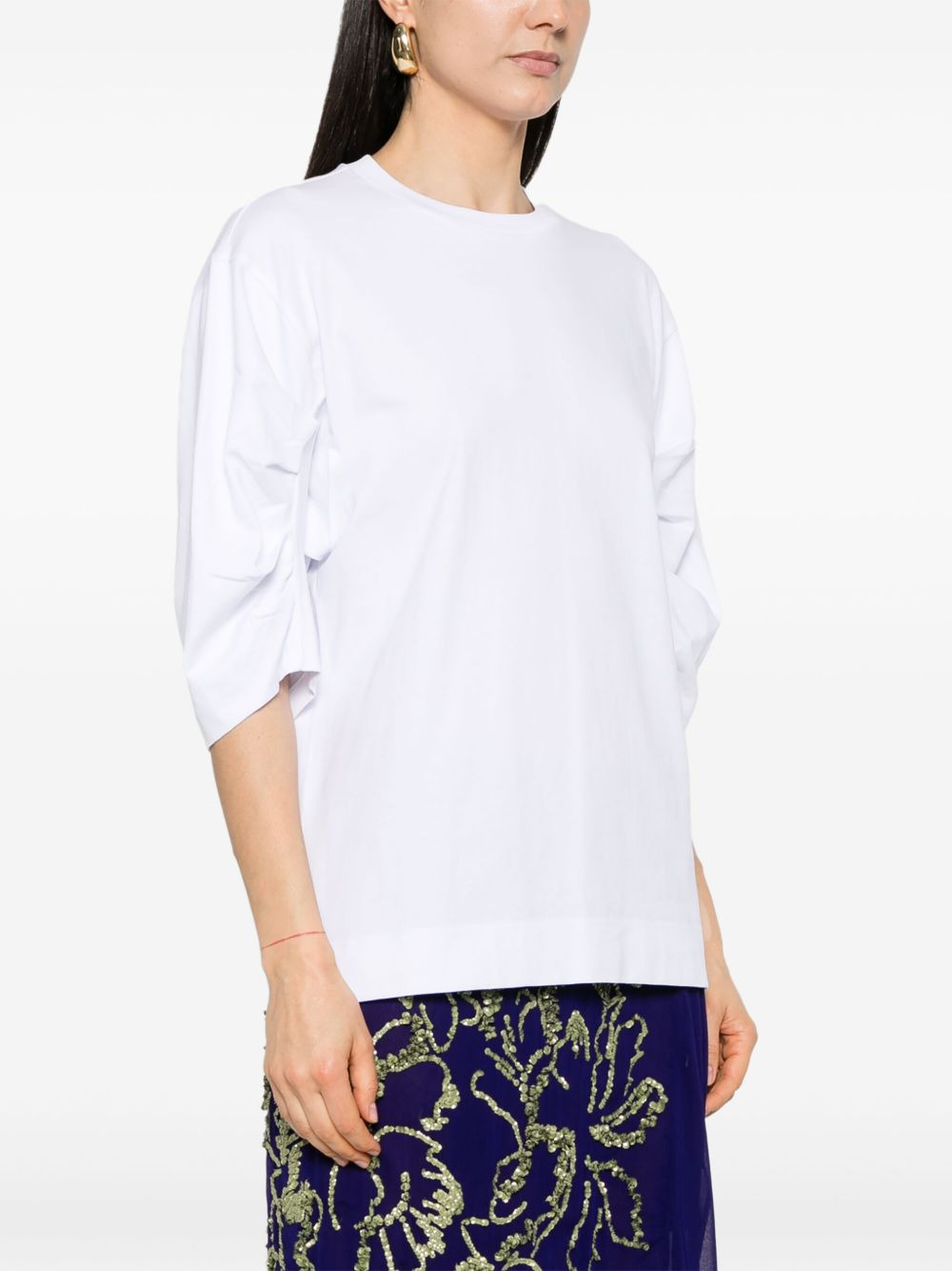 Dries Van Noten Women Heynet Cotton T-Shirt - 4